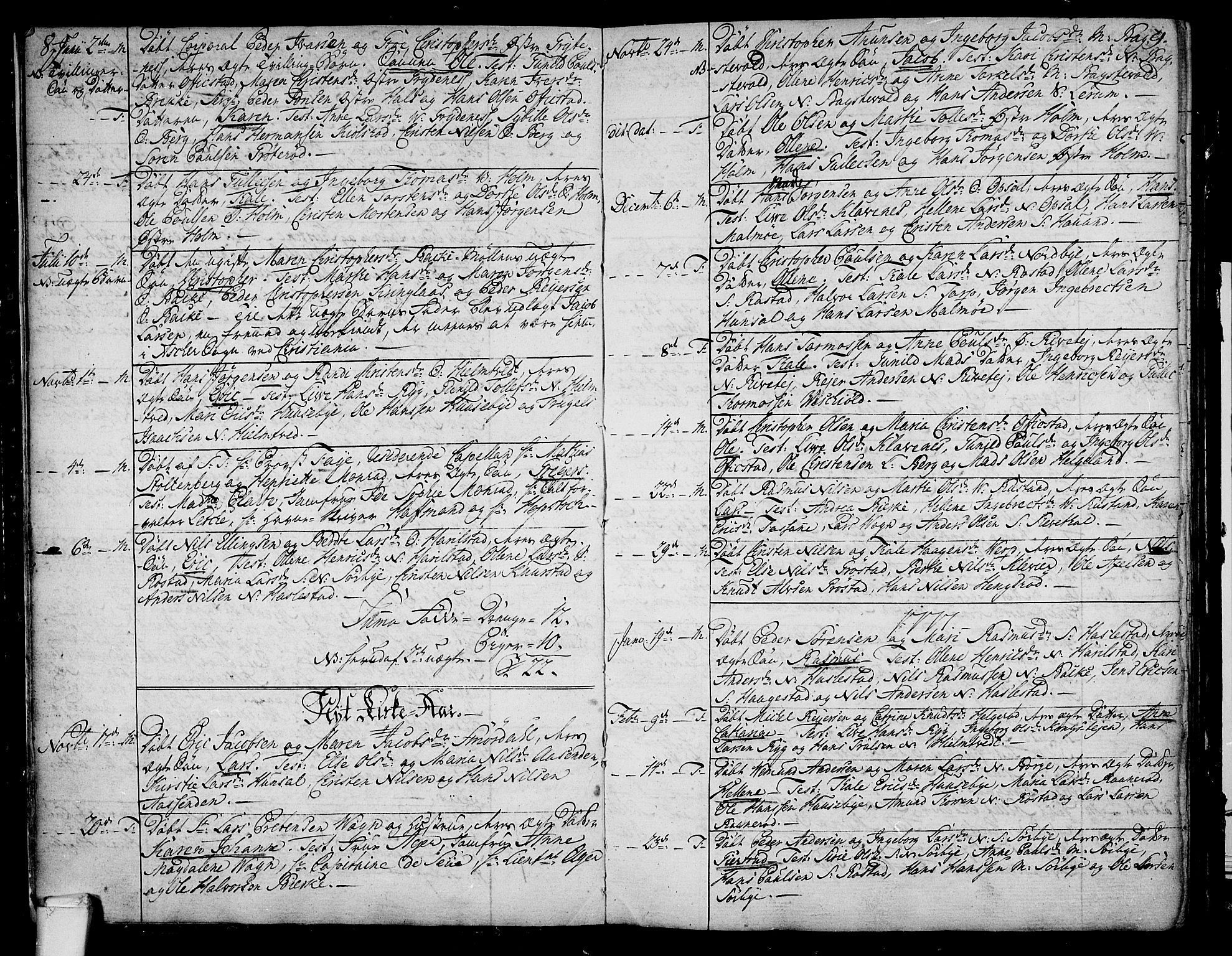 Våle kirkebøker, AV/SAKO-A-334/F/Fa/L0005: Parish register (official) no. I 5, 1773-1808, p. 8-9