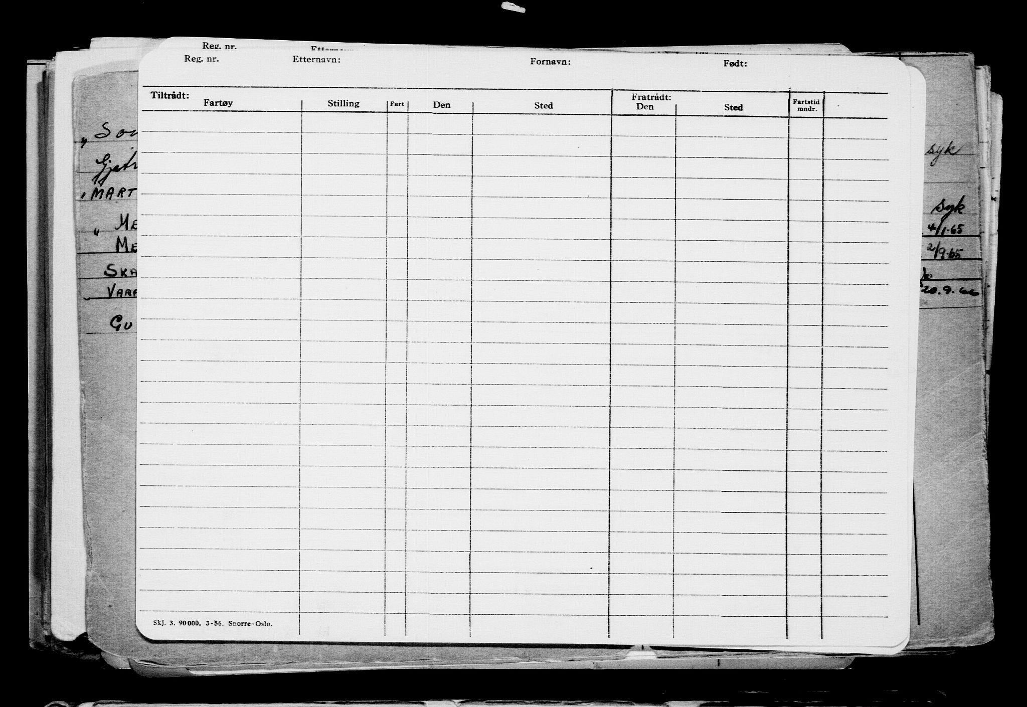 Direktoratet for sjømenn, RA/S-3545/G/Gb/L0210: Hovedkort, 1922, p. 821