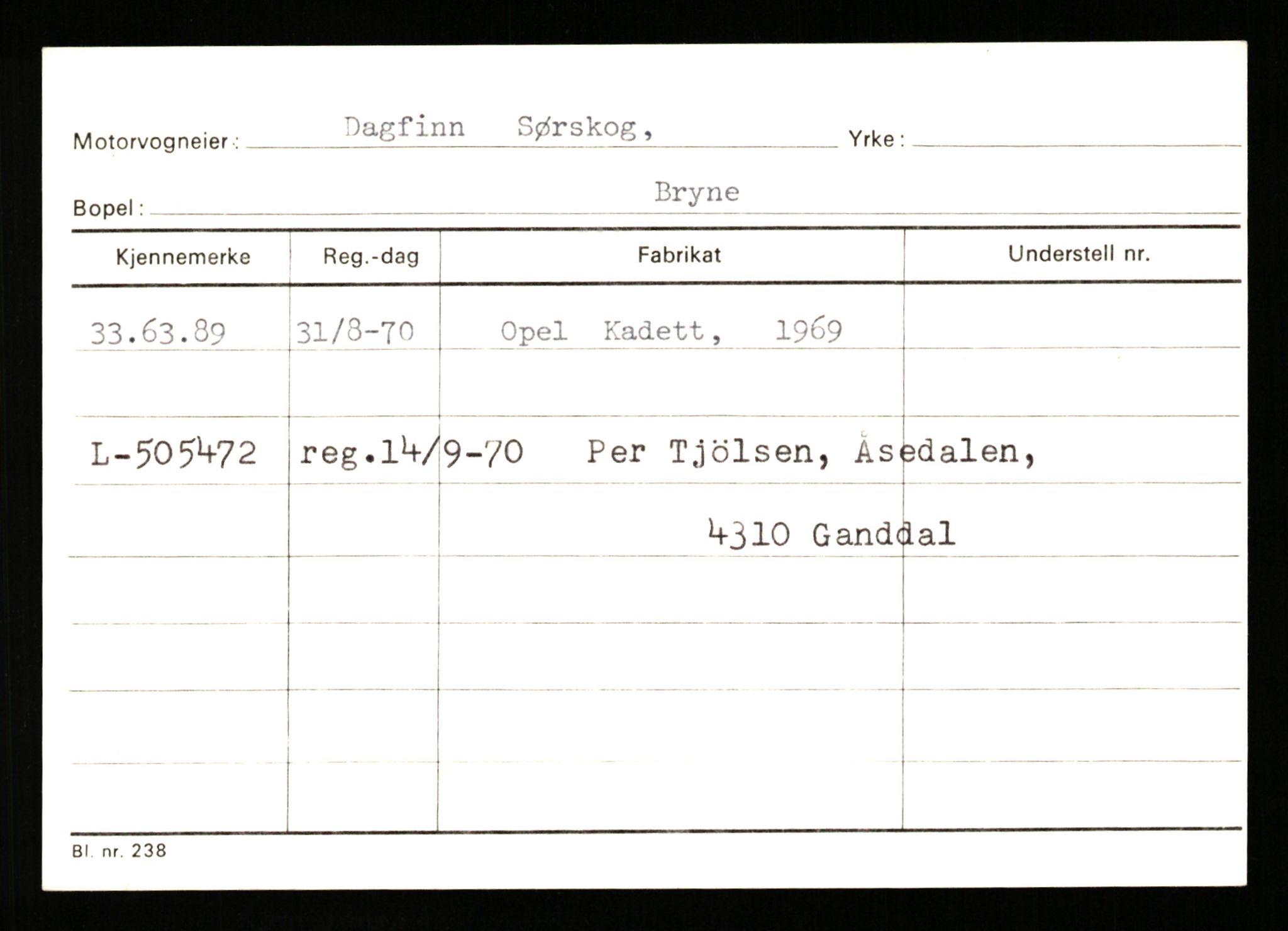 Stavanger trafikkstasjon, AV/SAST-A-101942/0/G/L0011: Registreringsnummer: 240000 - 363477, 1930-1971, p. 2607