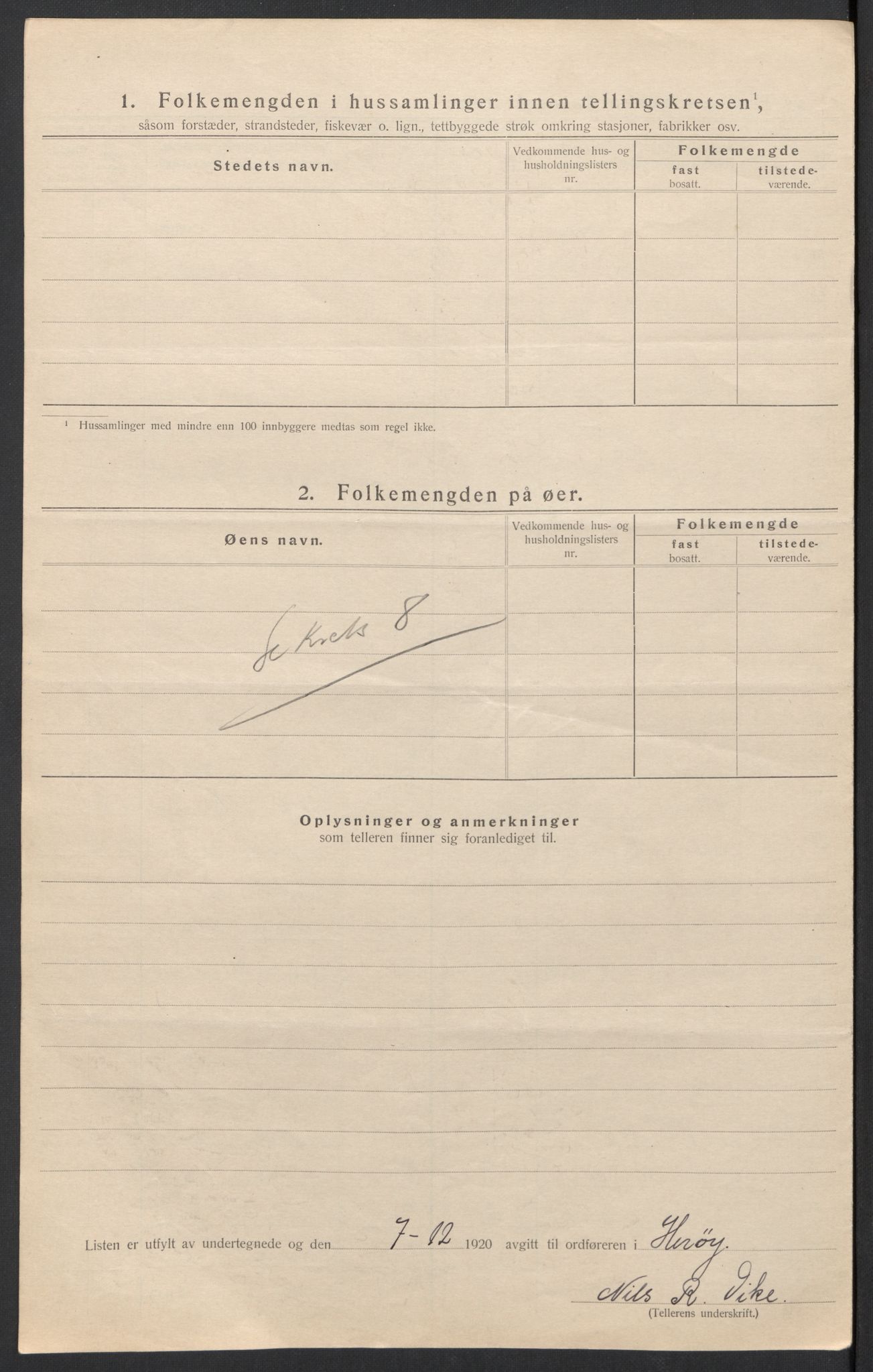 SAT, 1920 census for Herøy (MR), 1920, p. 32