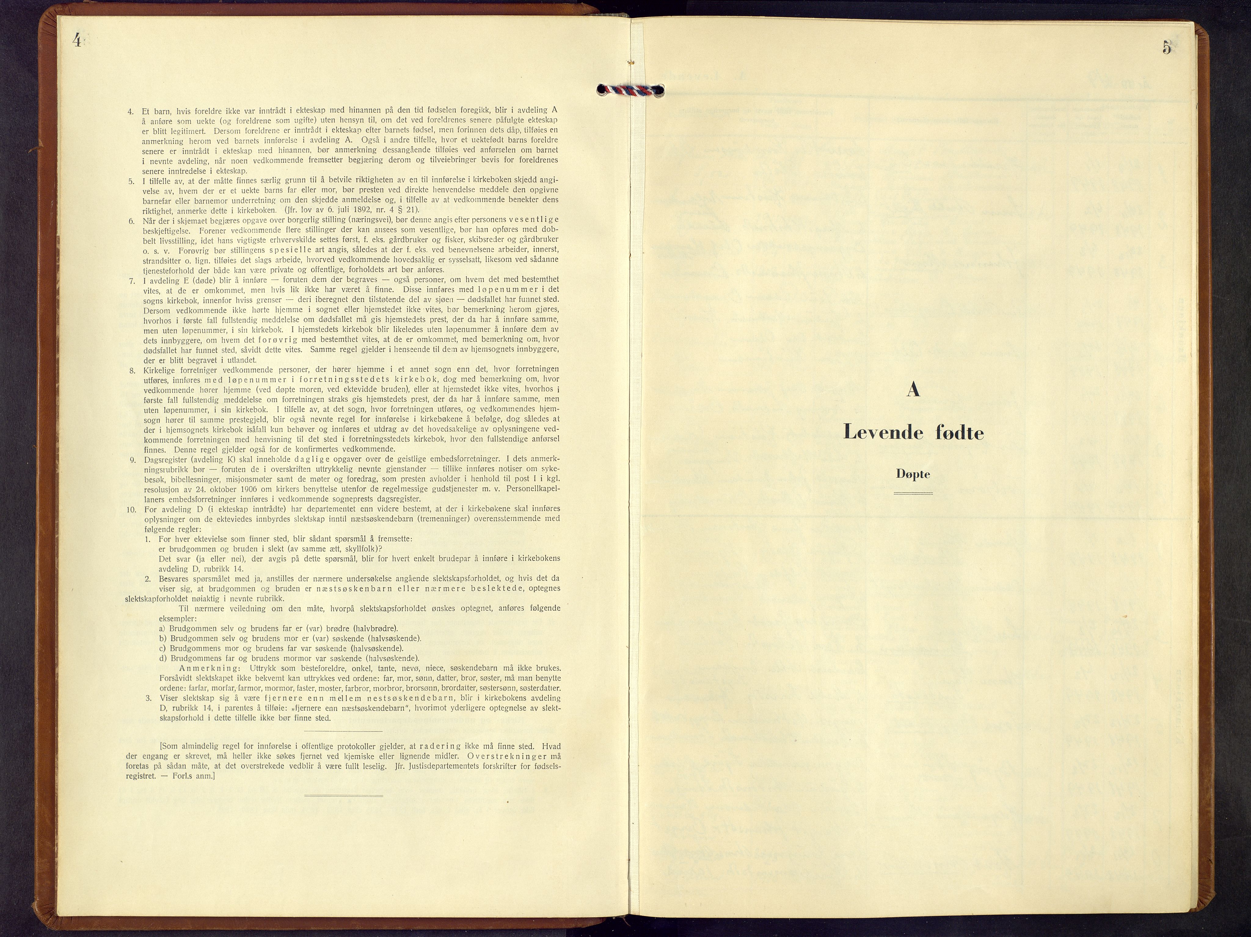 Nord-Fron prestekontor, SAH/PREST-080/H/Ha/Hab/L0011: Parish register (copy) no. 11, 1949-1969, p. 4-5