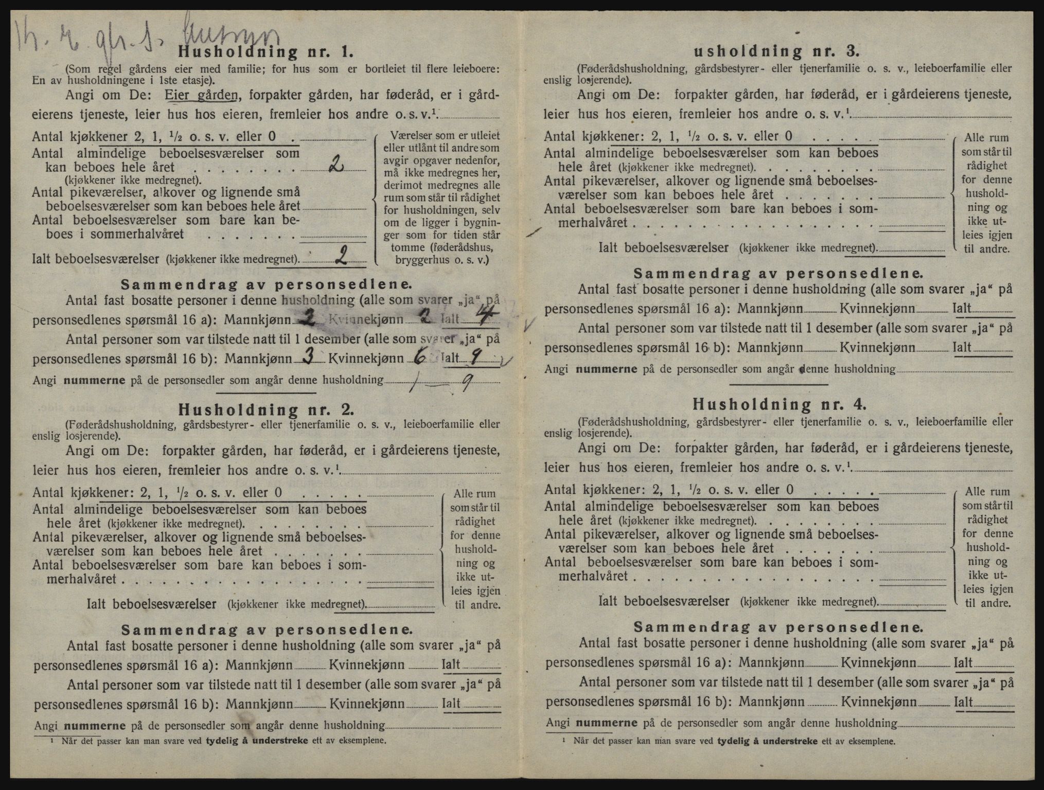 SATØ, 1920 census for Kautokeino, 1920, p. 30