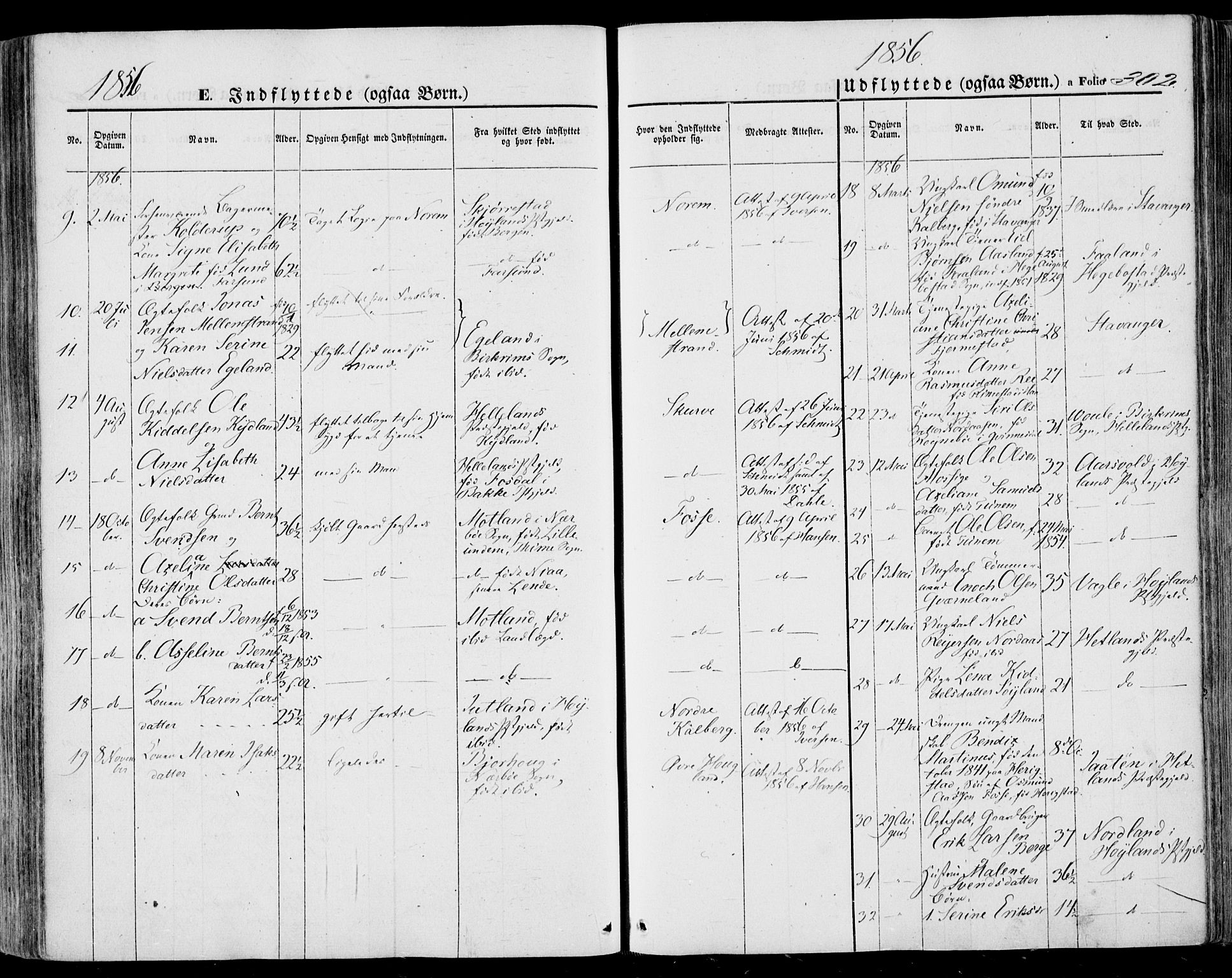 Lye sokneprestkontor, AV/SAST-A-101794/001/30BA/L0007: Parish register (official) no. A 6, 1856-1871, p. 302