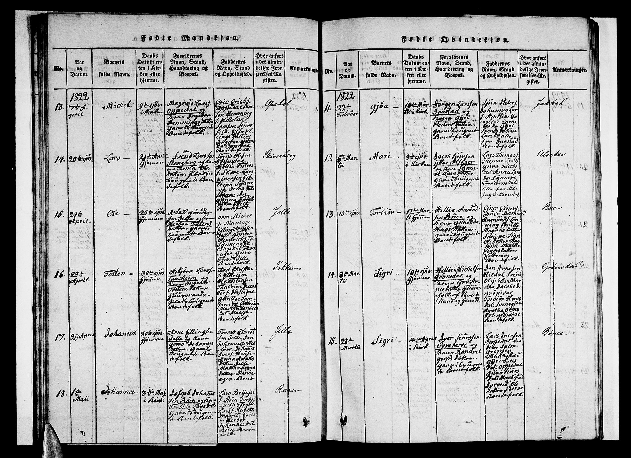 Ullensvang sokneprestembete, AV/SAB-A-78701/H/Haa: Parish register (official) no. A 9, 1819-1826