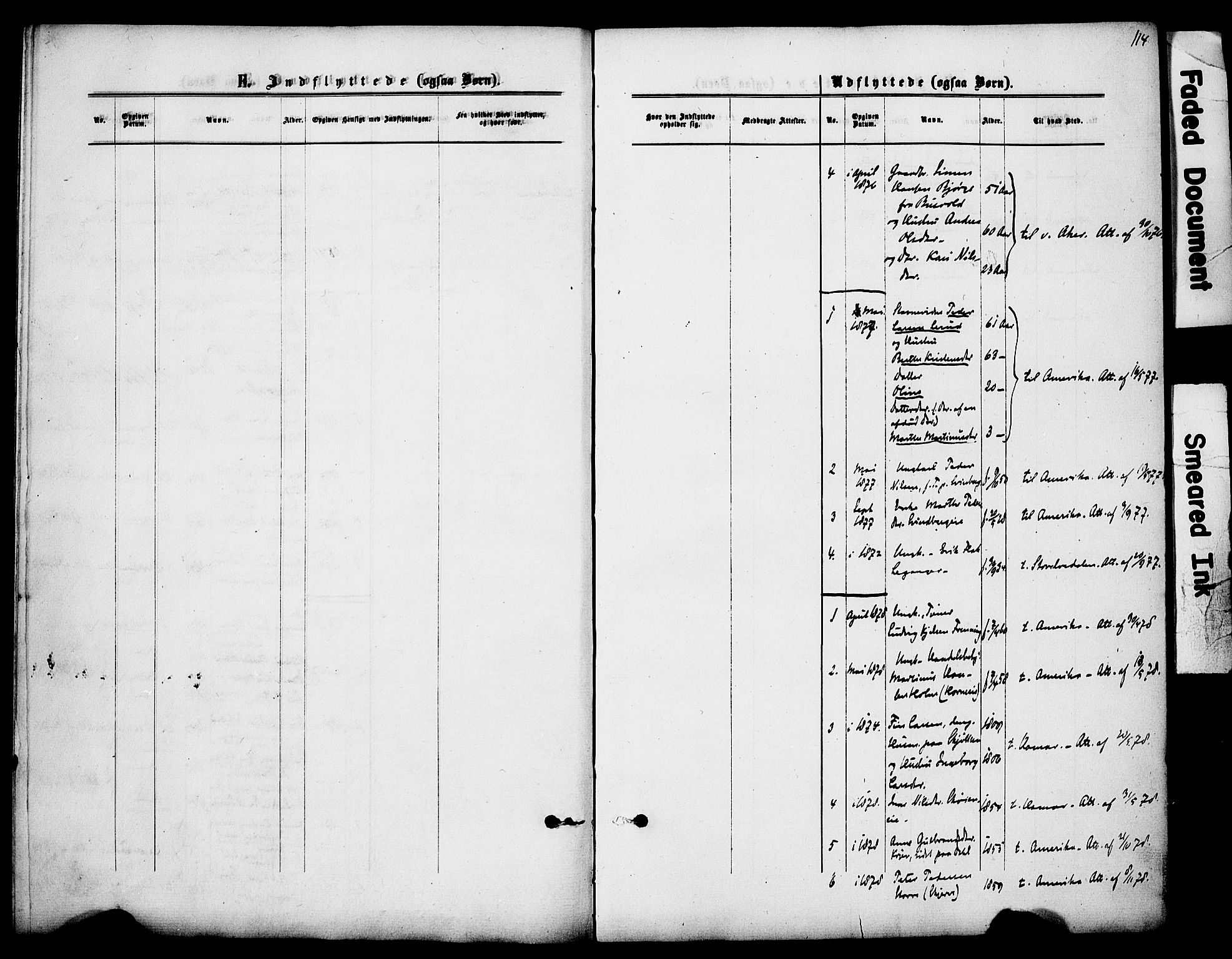 Romedal prestekontor, SAH/PREST-004/K/L0007: Parish register (official) no. 7, 1875-1879, p. 114