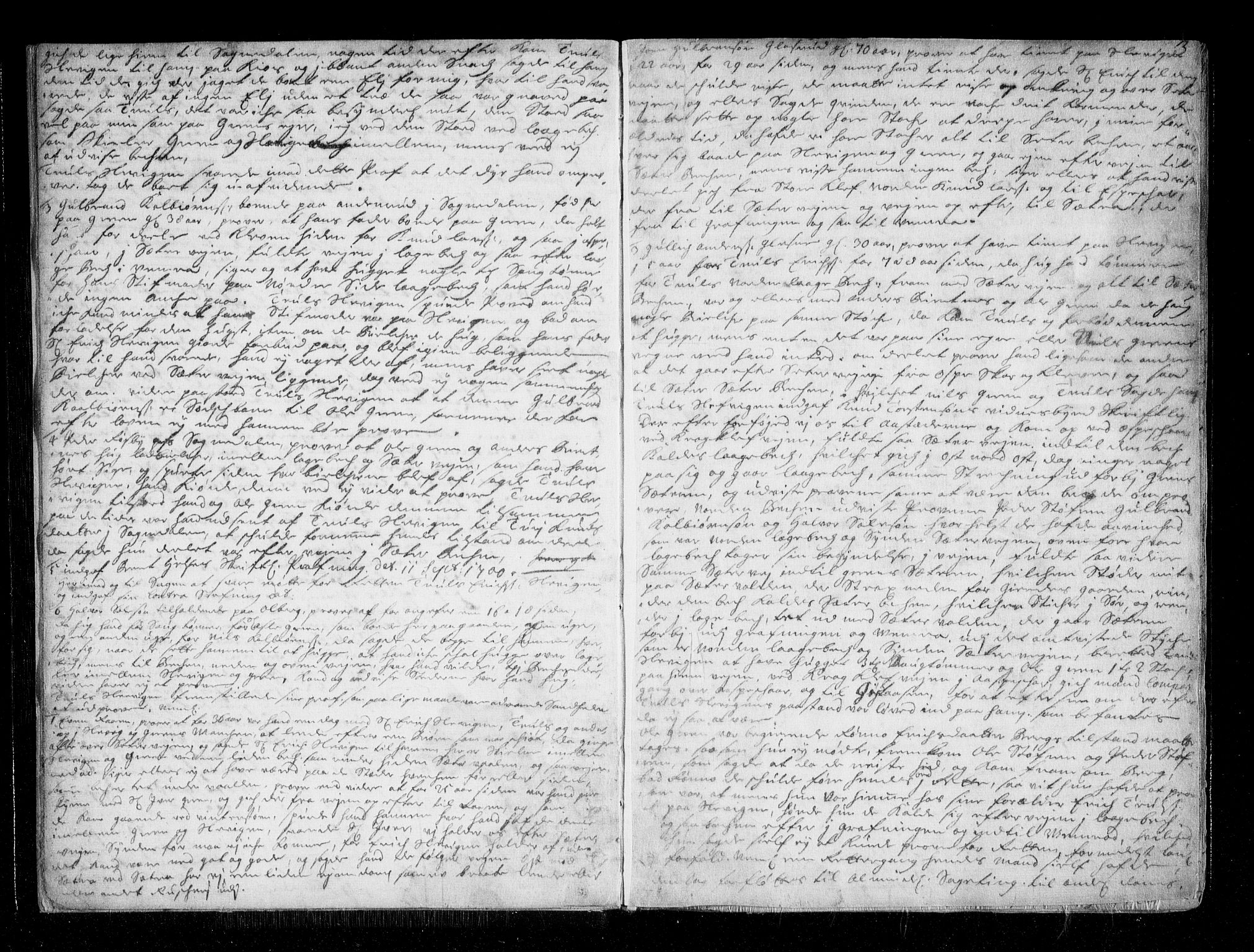 Eiker, Modum og Sigdal sorenskriveri, AV/SAKO-A-123/F/Fa/Faa/L0057: Tingbok, 1700-1704, p. 3