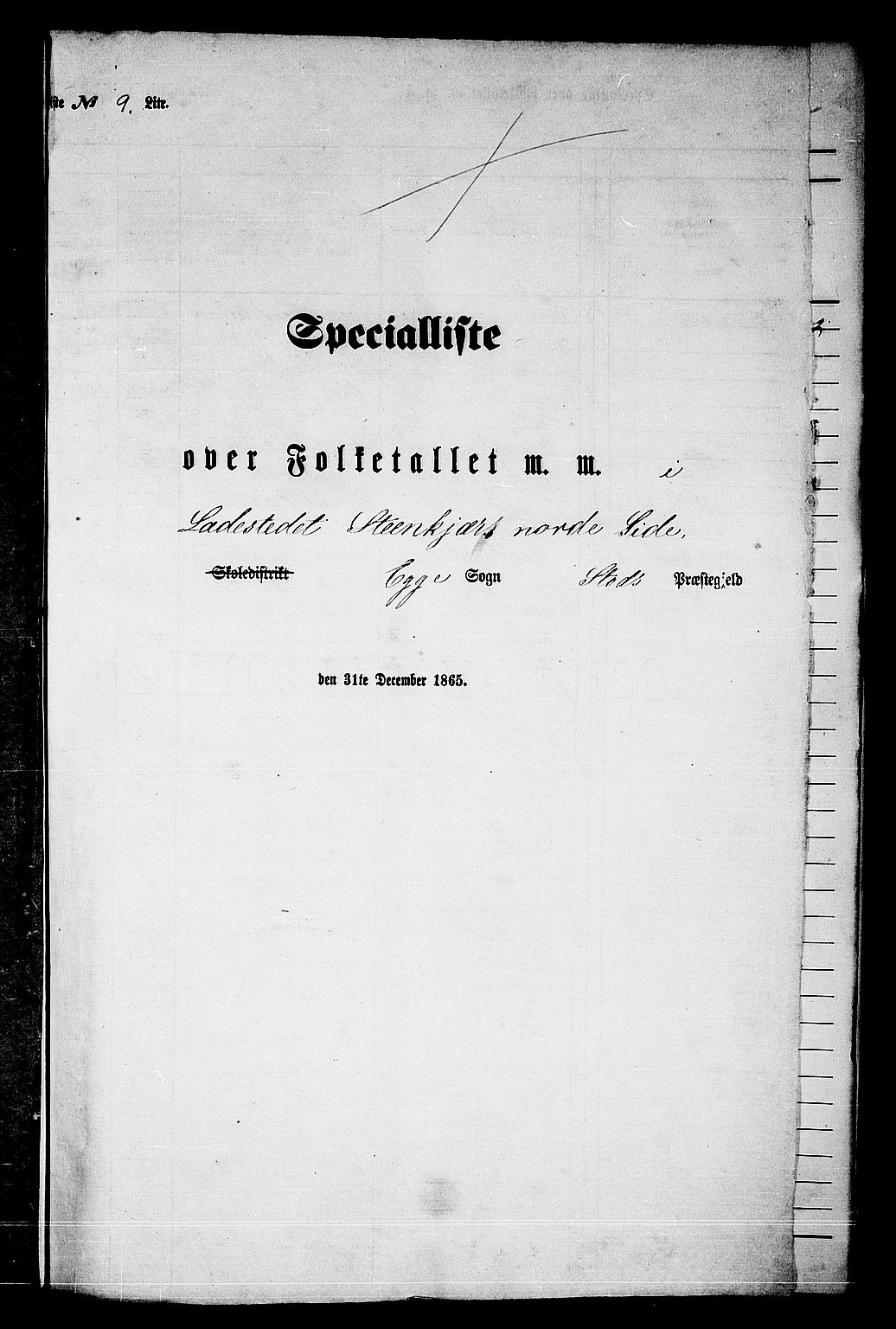 RA, 1865 census for Stod, 1865, p. 160