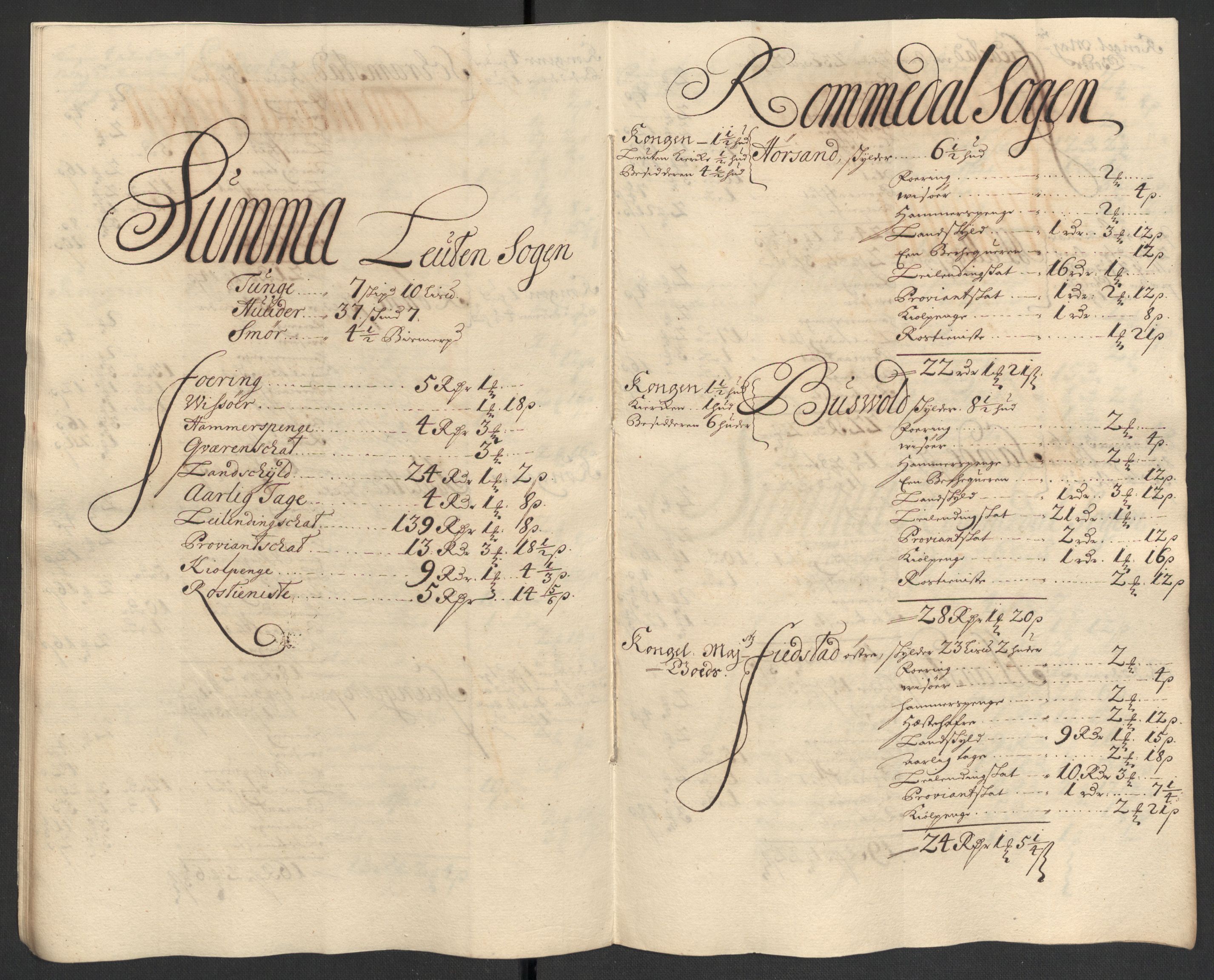 Rentekammeret inntil 1814, Reviderte regnskaper, Fogderegnskap, AV/RA-EA-4092/R16/L1038: Fogderegnskap Hedmark, 1699, p. 127