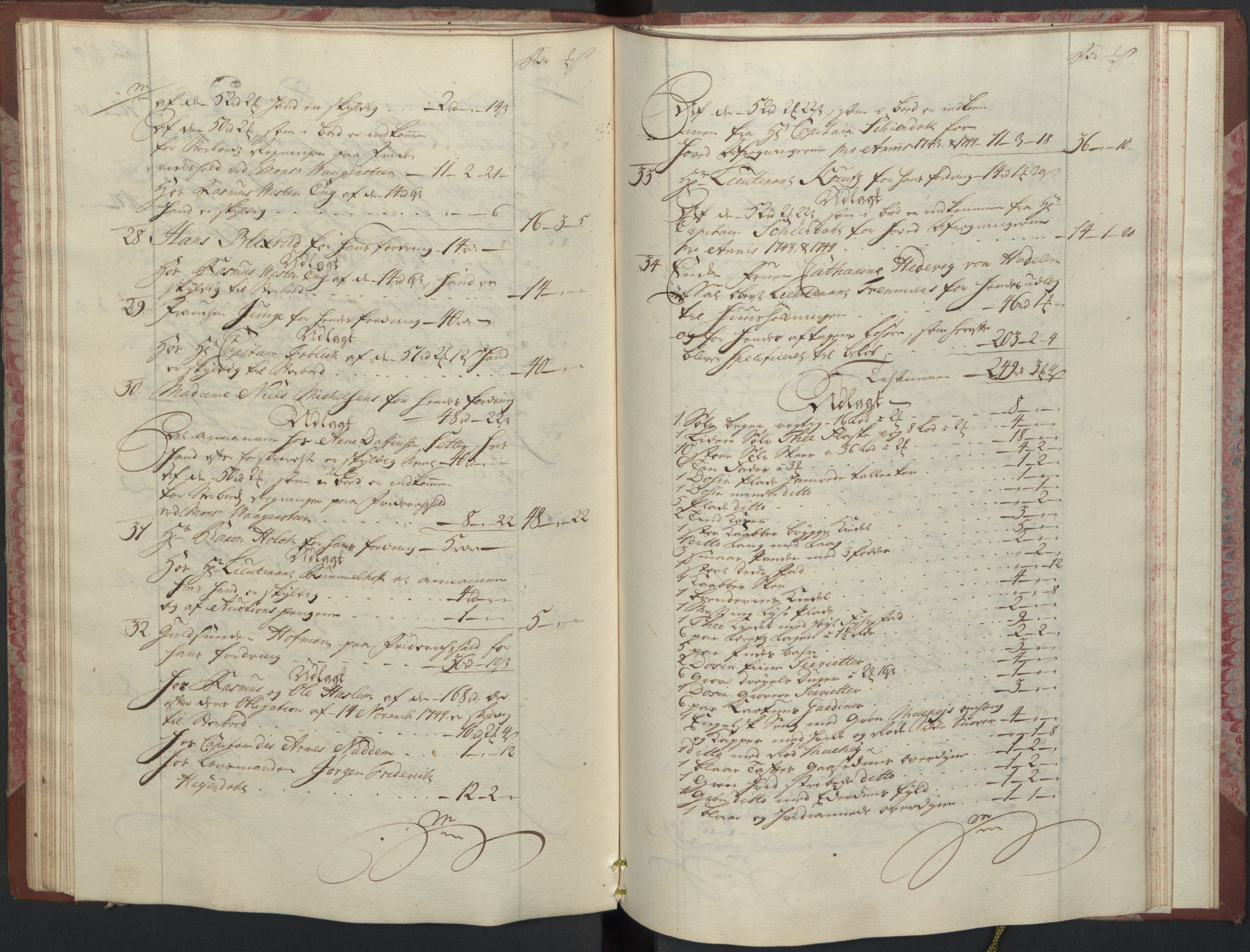 Forsvaret, Generalauditøren, AV/RA-RAFA-1772/F/Fj/Fja/L0020: --, 1746-1820, p. 33