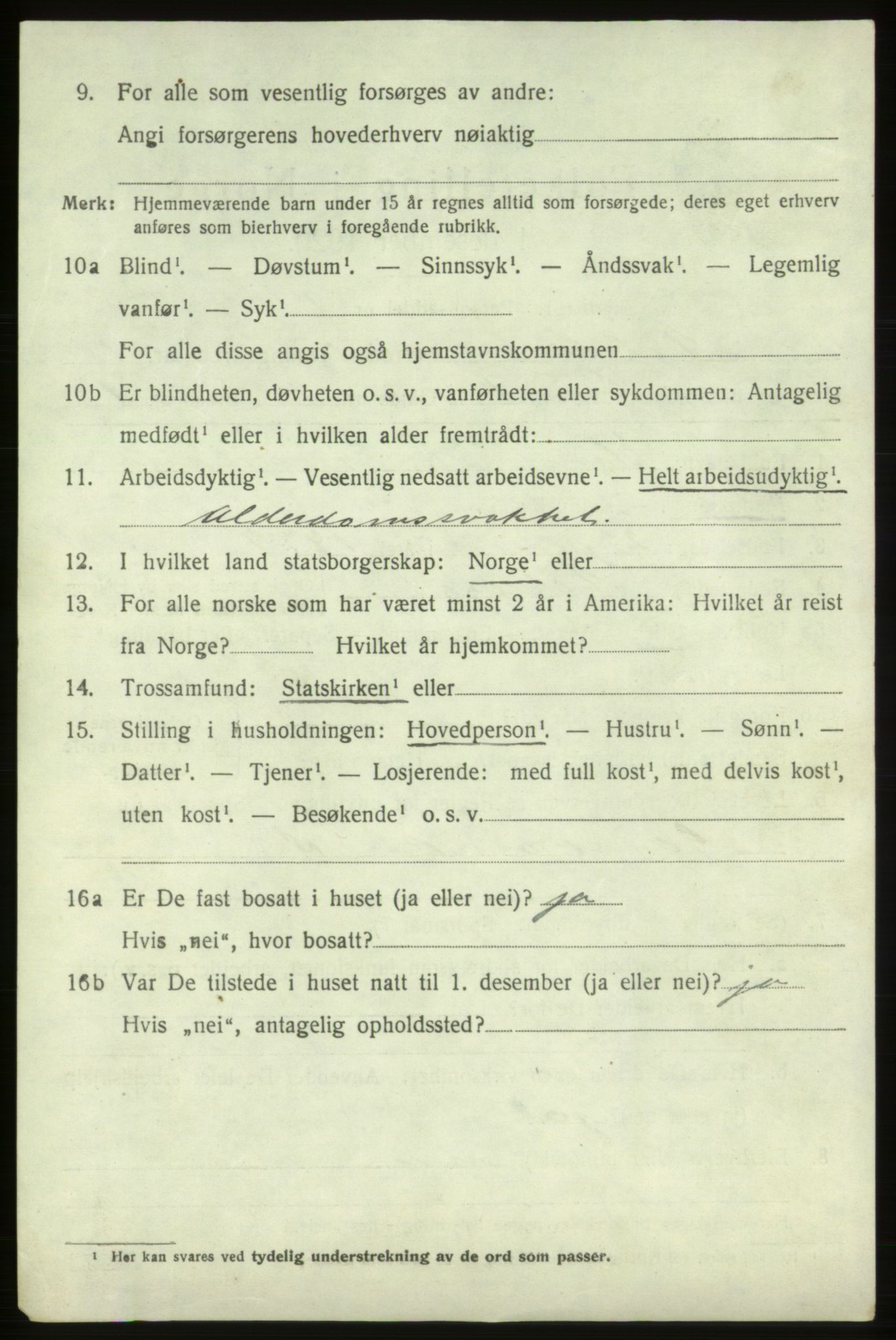 SAB, 1920 census for Vikebygd, 1920, p. 524