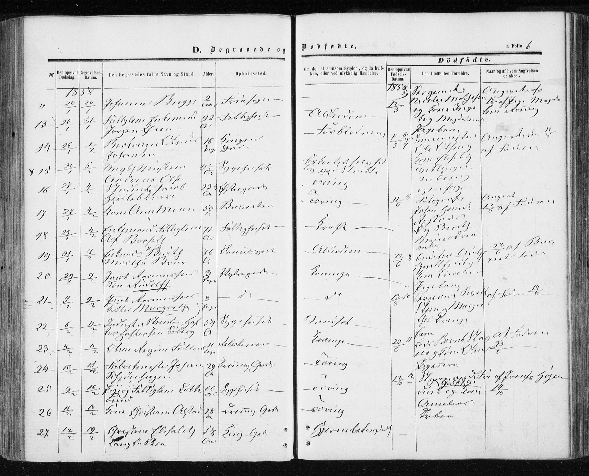 Ministerialprotokoller, klokkerbøker og fødselsregistre - Sør-Trøndelag, SAT/A-1456/601/L0053: Parish register (official) no. 601A21, 1857-1865, p. 6