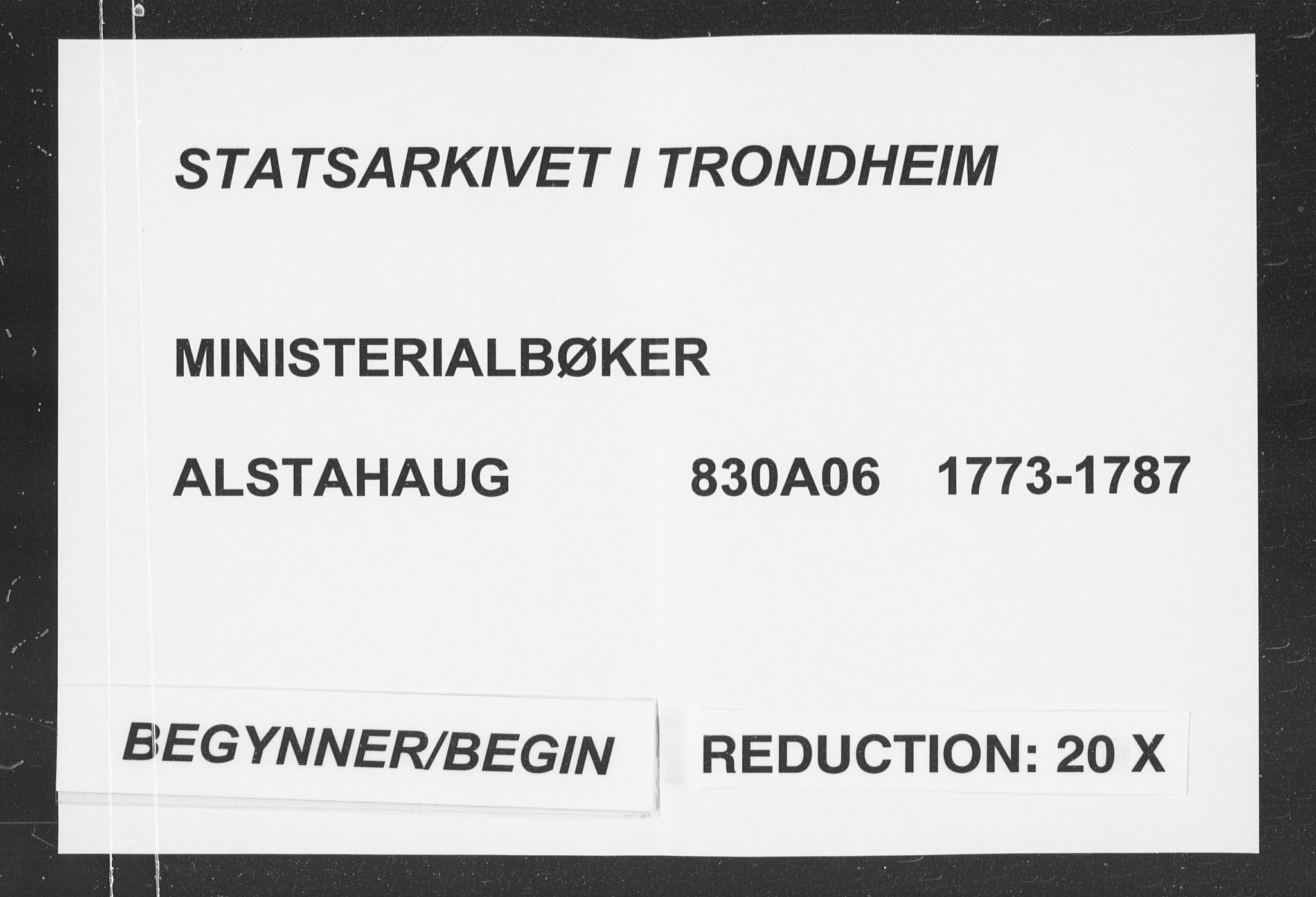 Ministerialprotokoller, klokkerbøker og fødselsregistre - Nordland, SAT/A-1459/830/L0438: Parish register (official) no. 830A06, 1773-1787