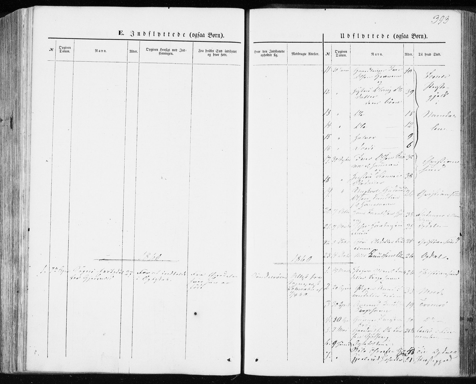 Ministerialprotokoller, klokkerbøker og fødselsregistre - Møre og Romsdal, SAT/A-1454/590/L1013: Parish register (official) no. 590A05, 1847-1877, p. 393