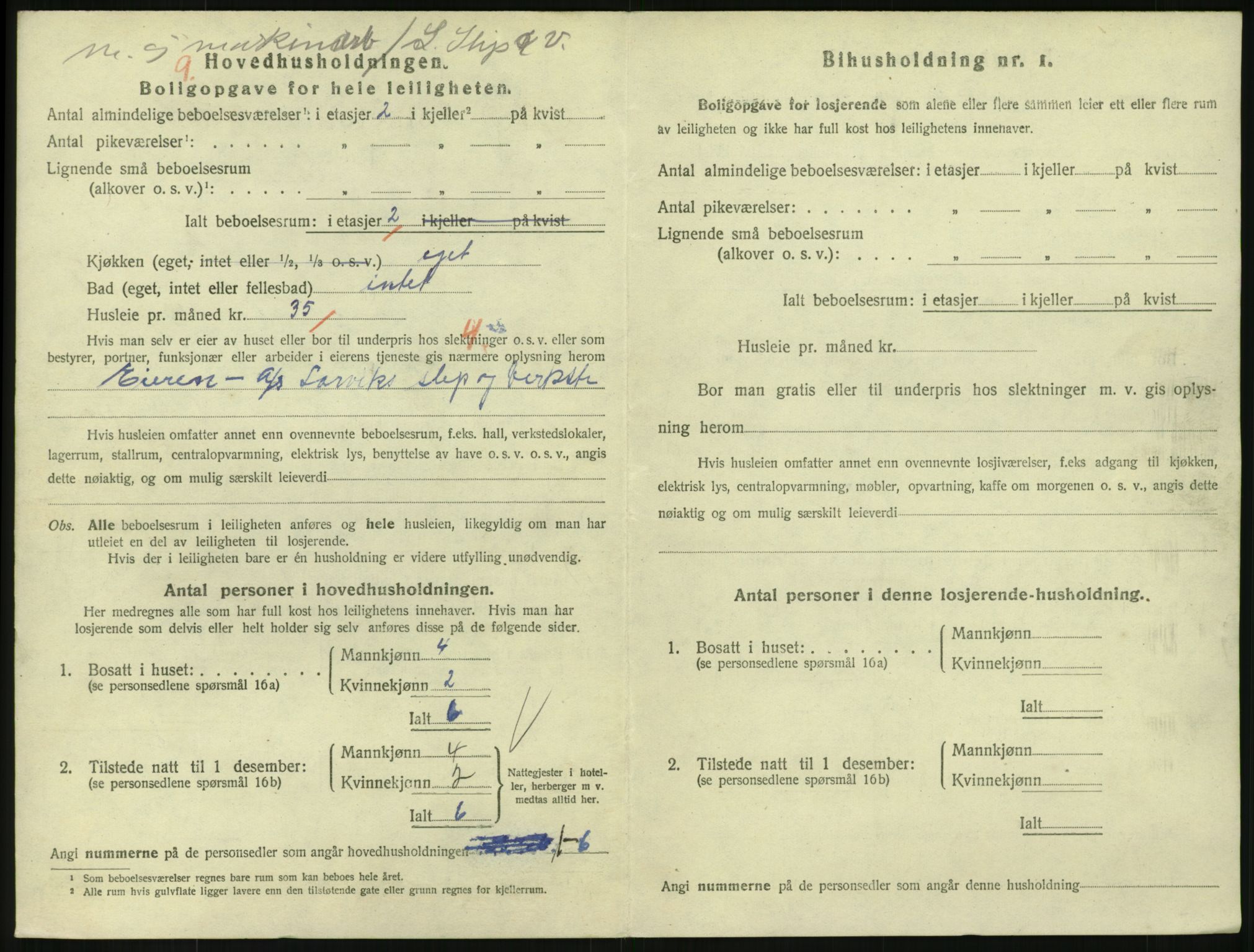 SAKO, 1920 census for Larvik, 1920, p. 7399