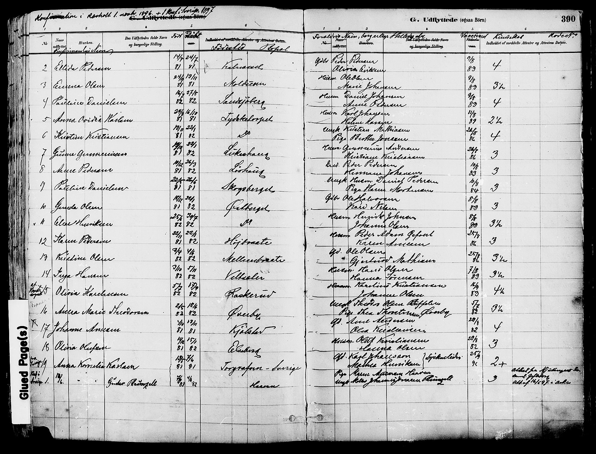 Grue prestekontor, SAH/PREST-036/H/Ha/Haa/L0012: Parish register (official) no. 12, 1881-1897, p. 390