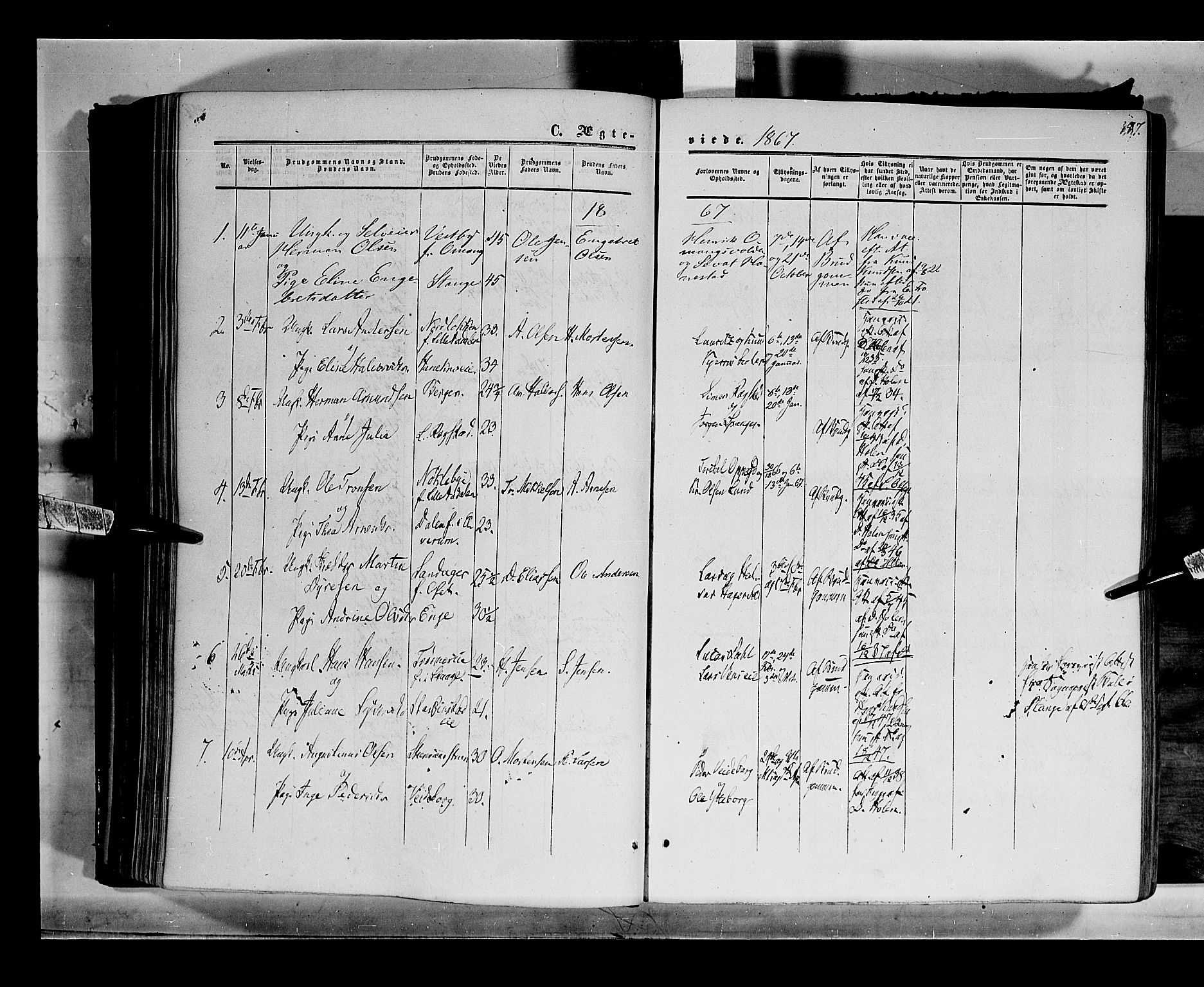 Løten prestekontor, AV/SAH-PREST-022/K/Ka/L0008: Parish register (official) no. 8, 1860-1877, p. 387