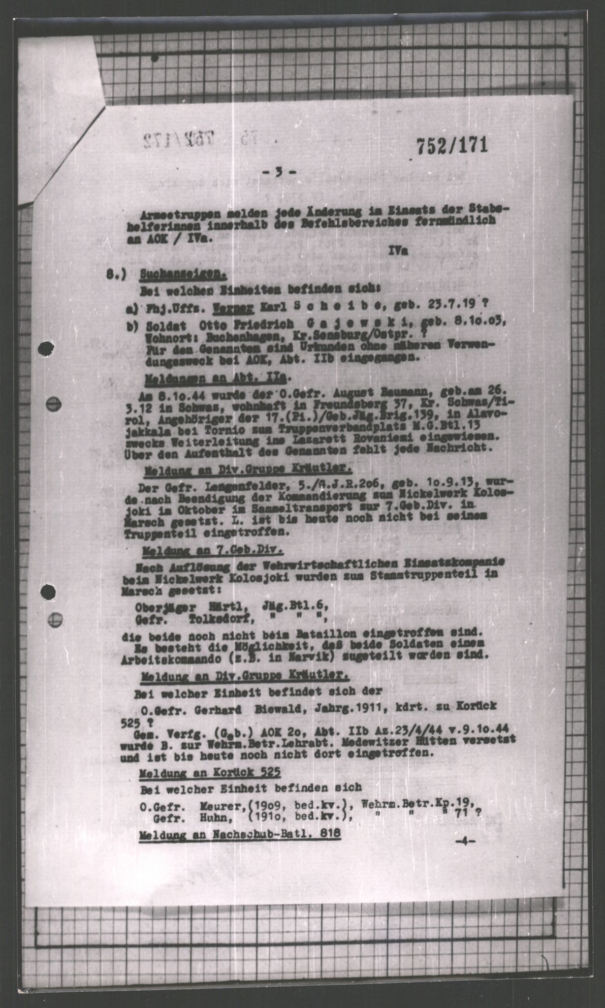 Forsvarets Overkommando. 2 kontor. Arkiv 11.4. Spredte tyske arkivsaker, AV/RA-RAFA-7031/D/Dar/Dara/L0002: Krigsdagbøker for 20. Gebirgs-Armee-Oberkommando (AOK 20), 1945, p. 675