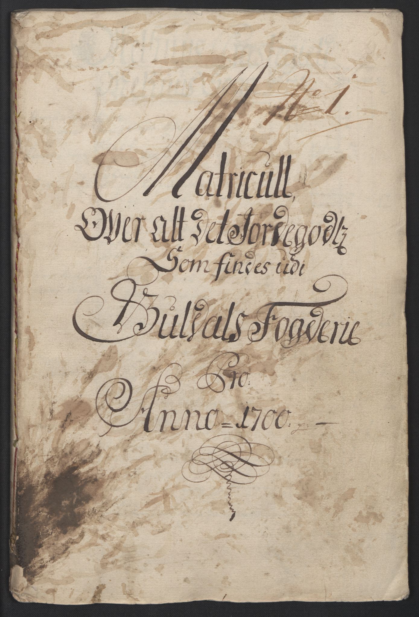 Rentekammeret inntil 1814, Reviderte regnskaper, Fogderegnskap, RA/EA-4092/R60/L3950: Fogderegnskap Orkdal og Gauldal, 1700, p. 246