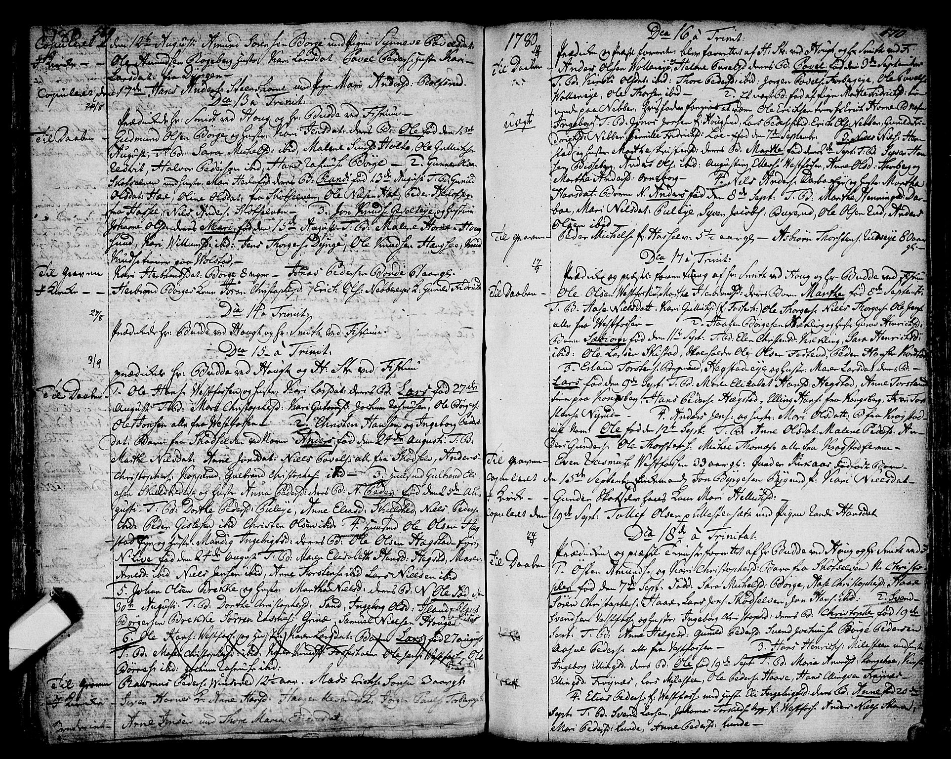 Eiker kirkebøker, AV/SAKO-A-4/F/Fa/L0008: Parish register (official) no. I 8, 1764-1788, p. 569-570