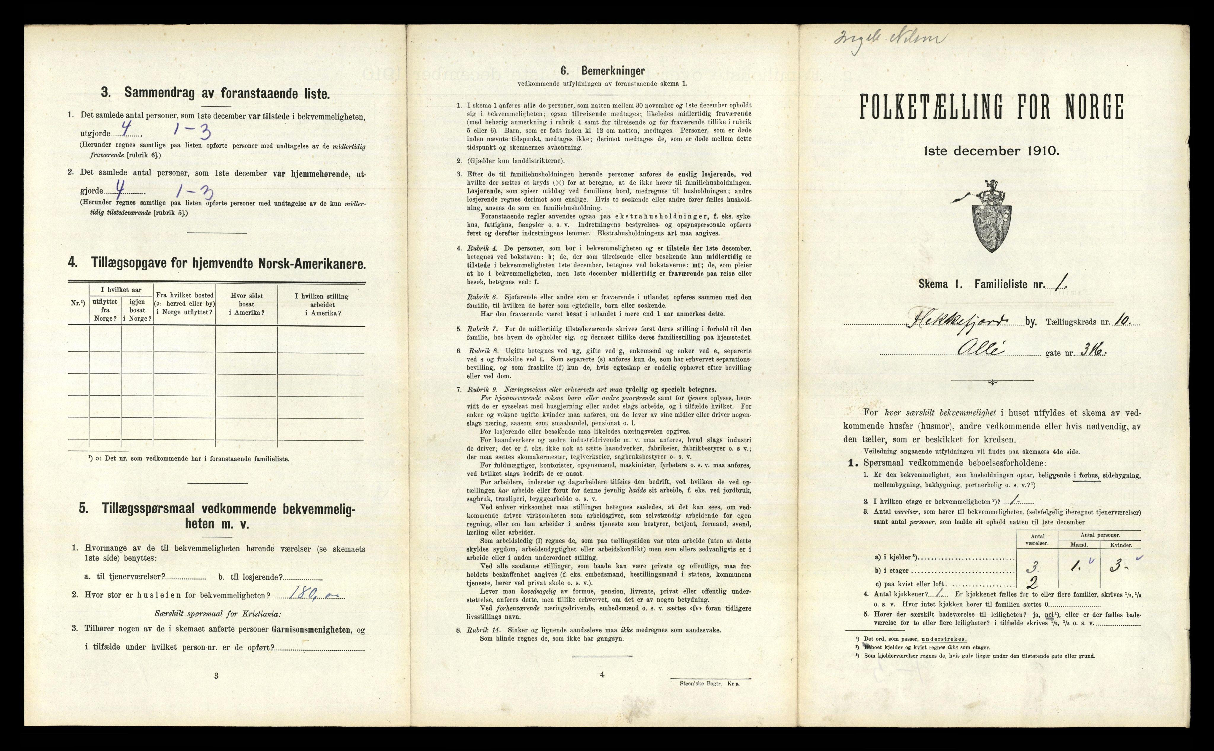 RA, 1910 census for Flekkefjord, 1910, p. 958