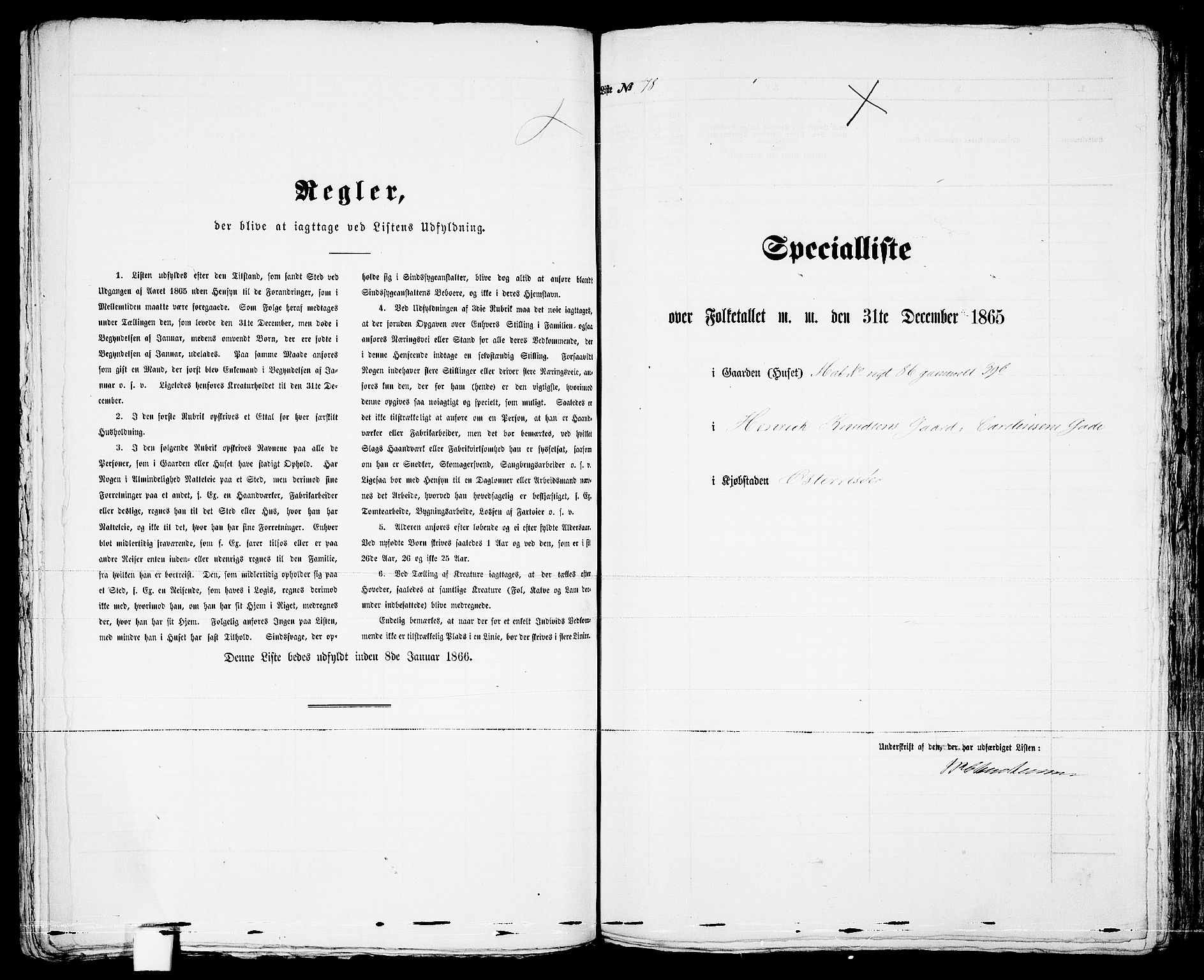 RA, 1865 census for Risør/Risør, 1865, p. 163