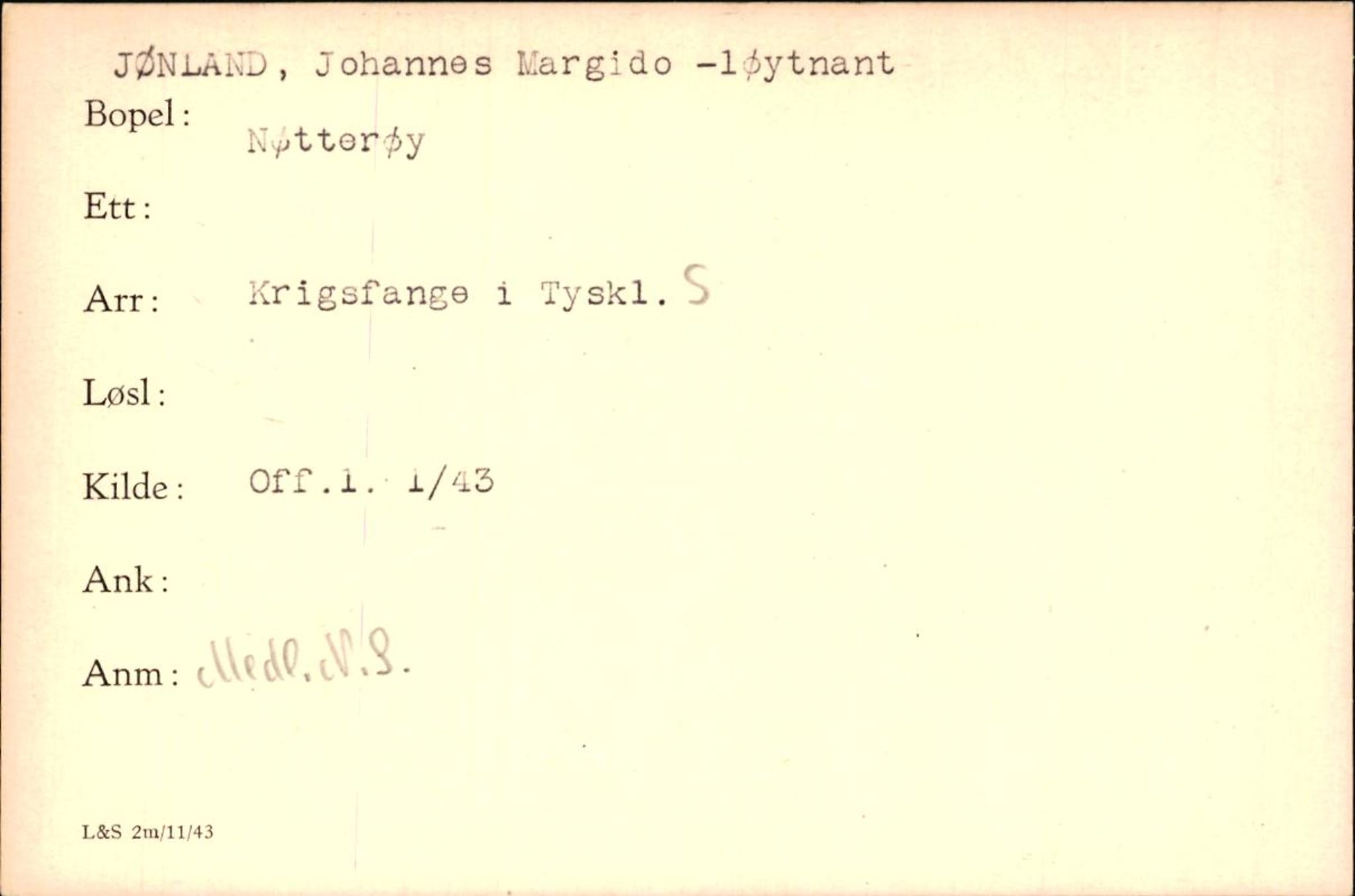 Forsvaret, Forsvarets krigshistoriske avdeling, AV/RA-RAFA-2017/Y/Yf/L0200: II-C-11-2102  -  Norske krigsfanger i Tyskland, 1940-1945, p. 542