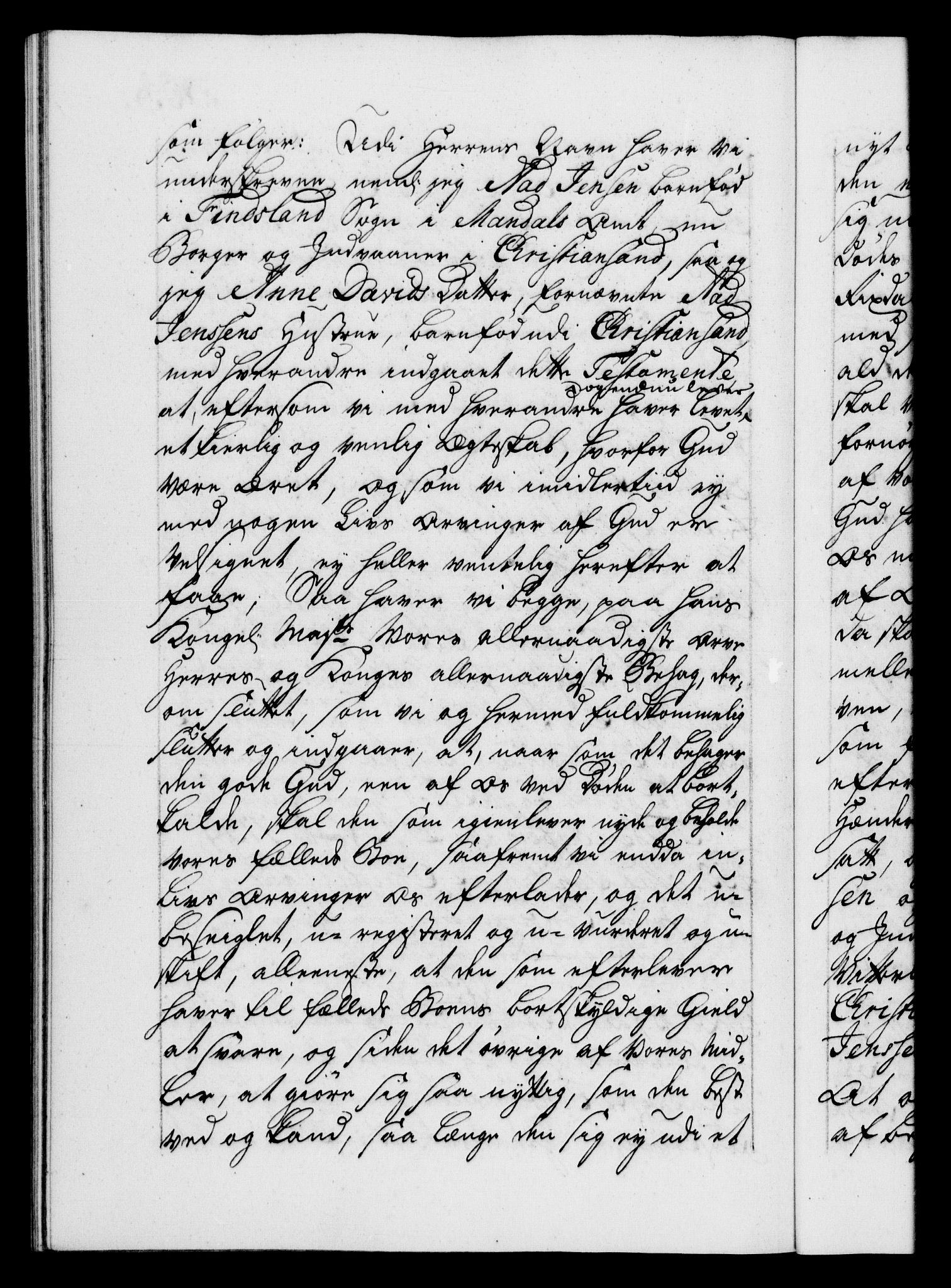 Danske Kanselli 1572-1799, AV/RA-EA-3023/F/Fc/Fca/Fcaa/L0031: Norske registre, 1739-1740, p. 303b