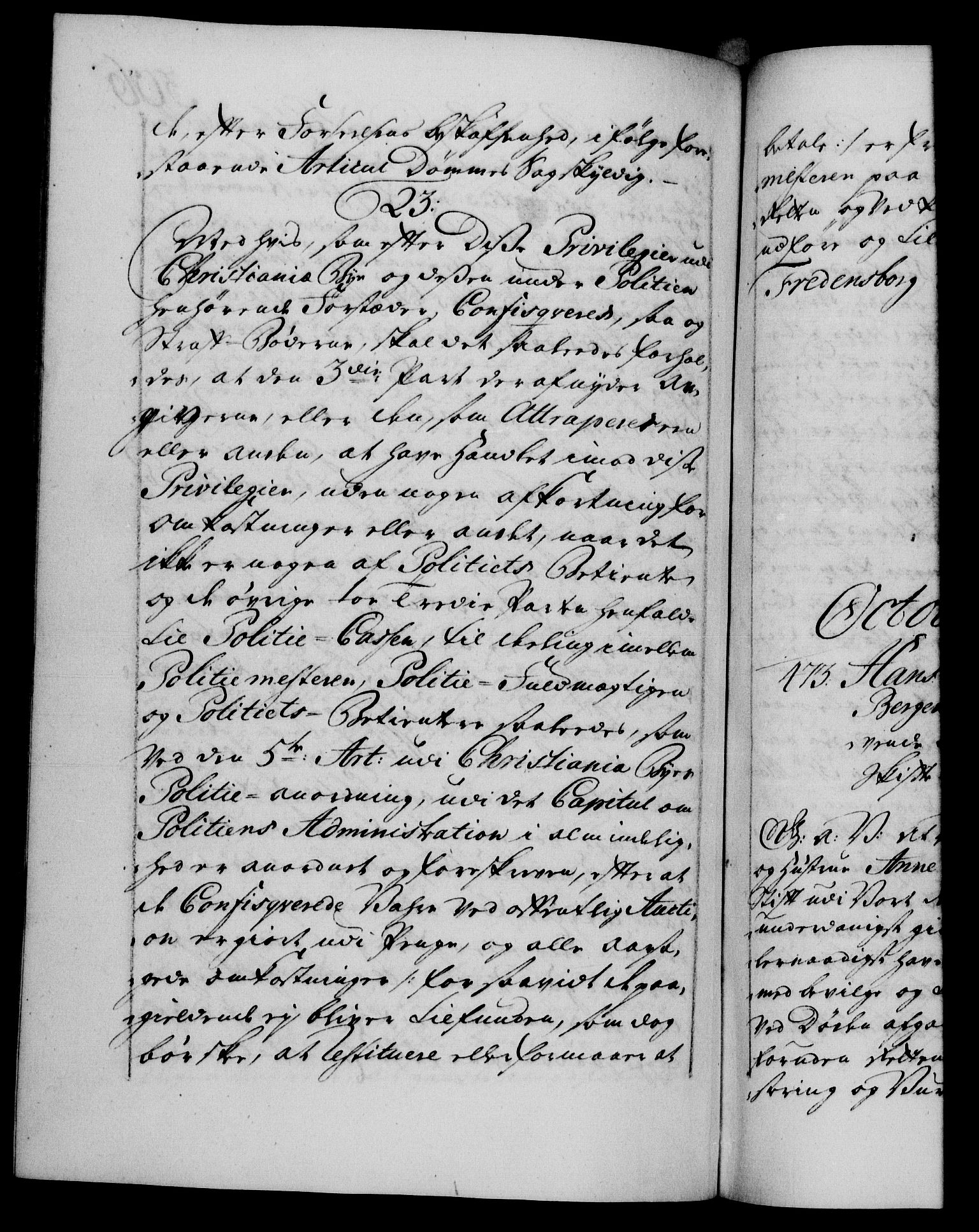 Danske Kanselli 1572-1799, RA/EA-3023/F/Fc/Fca/Fcaa/L0036: Norske registre, 1749-1750, p. 306b