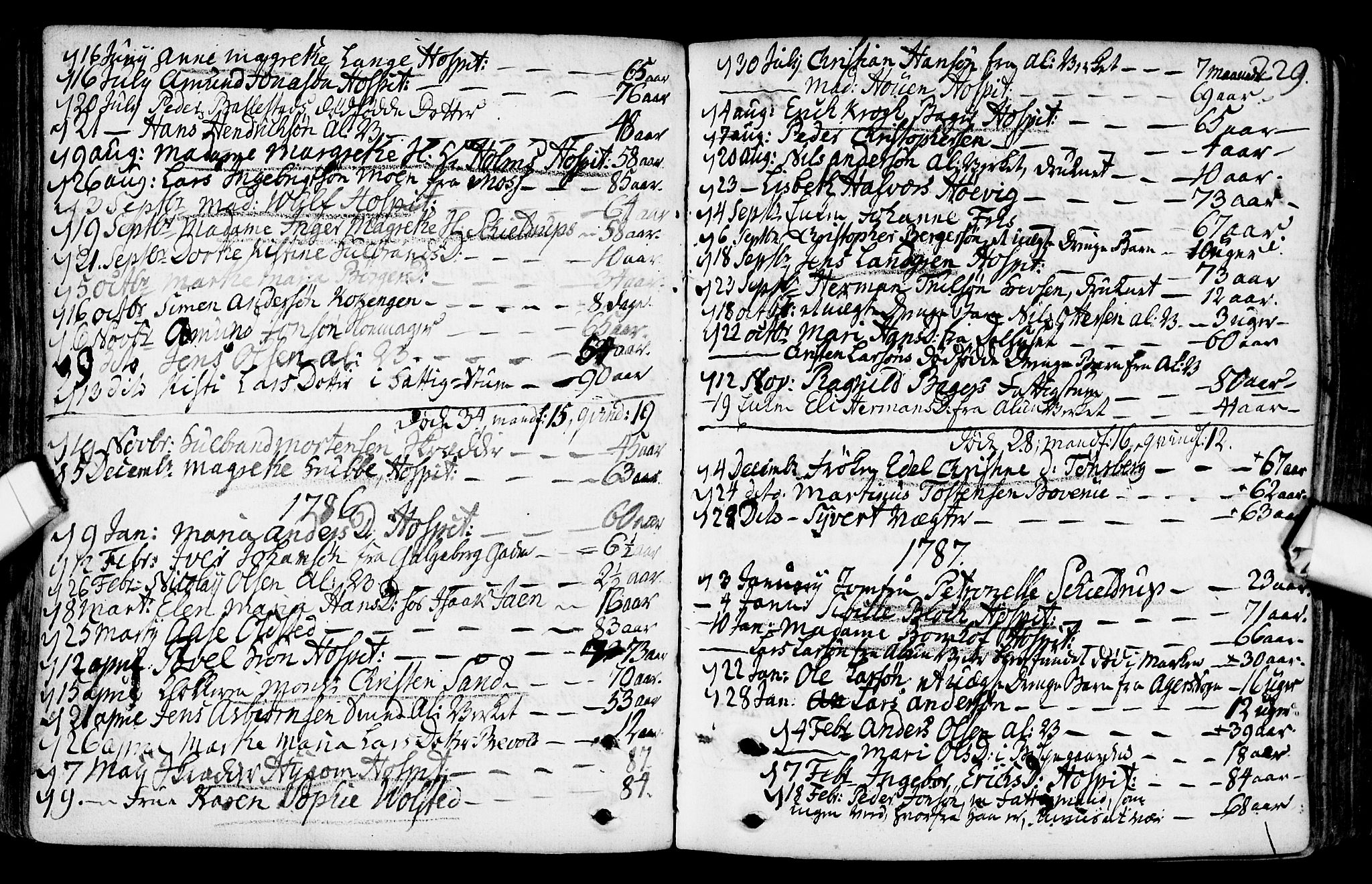 Gamlebyen prestekontor Kirkebøker, SAO/A-10884/F/Fa/L0001: Parish register (official) no. 1, 1734-1818, p. 229