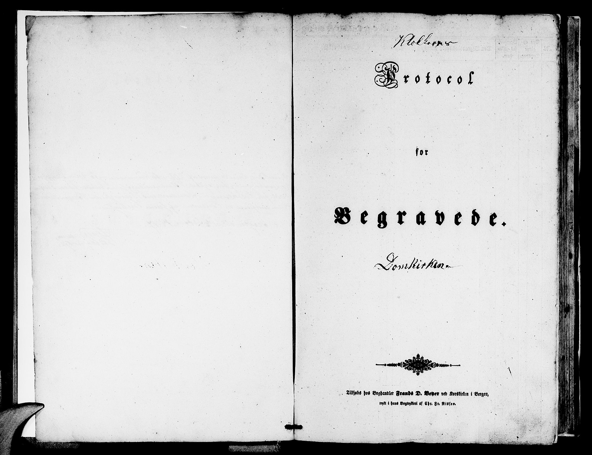 Domkirken sokneprestembete, SAB/A-74801/H/Hab/L0038: Parish register (copy) no. E 2, 1847-1859