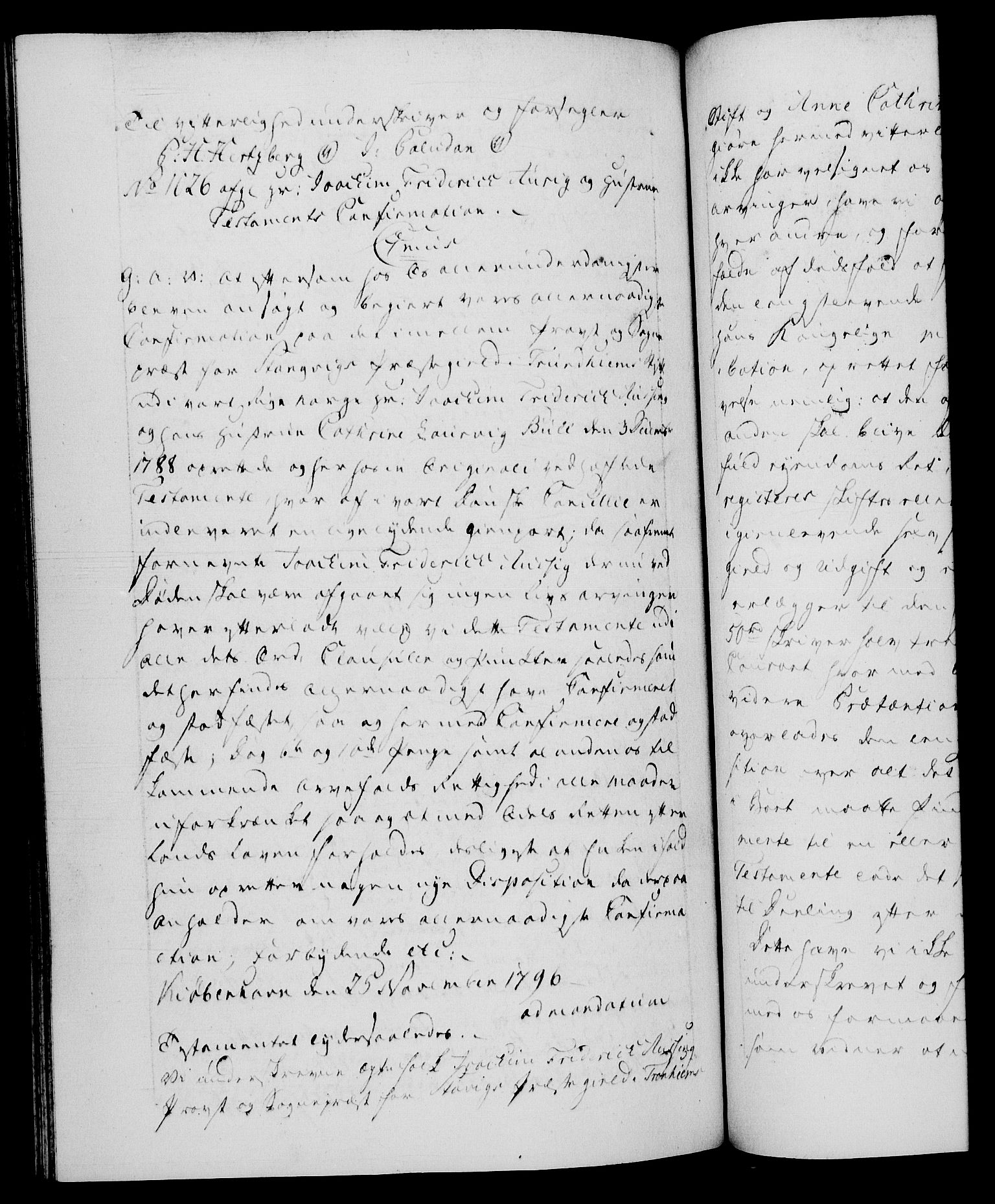 Danske Kanselli 1572-1799, AV/RA-EA-3023/F/Fc/Fca/Fcaa/L0056: Norske registre, 1795-1796, p. 1020b