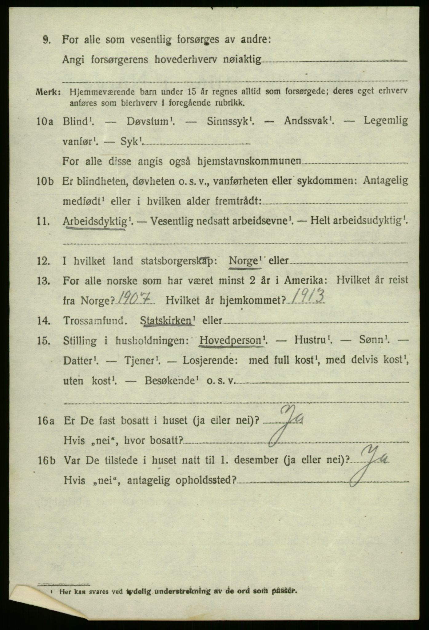 SAB, 1920 census for Kinn, 1920, p. 6056