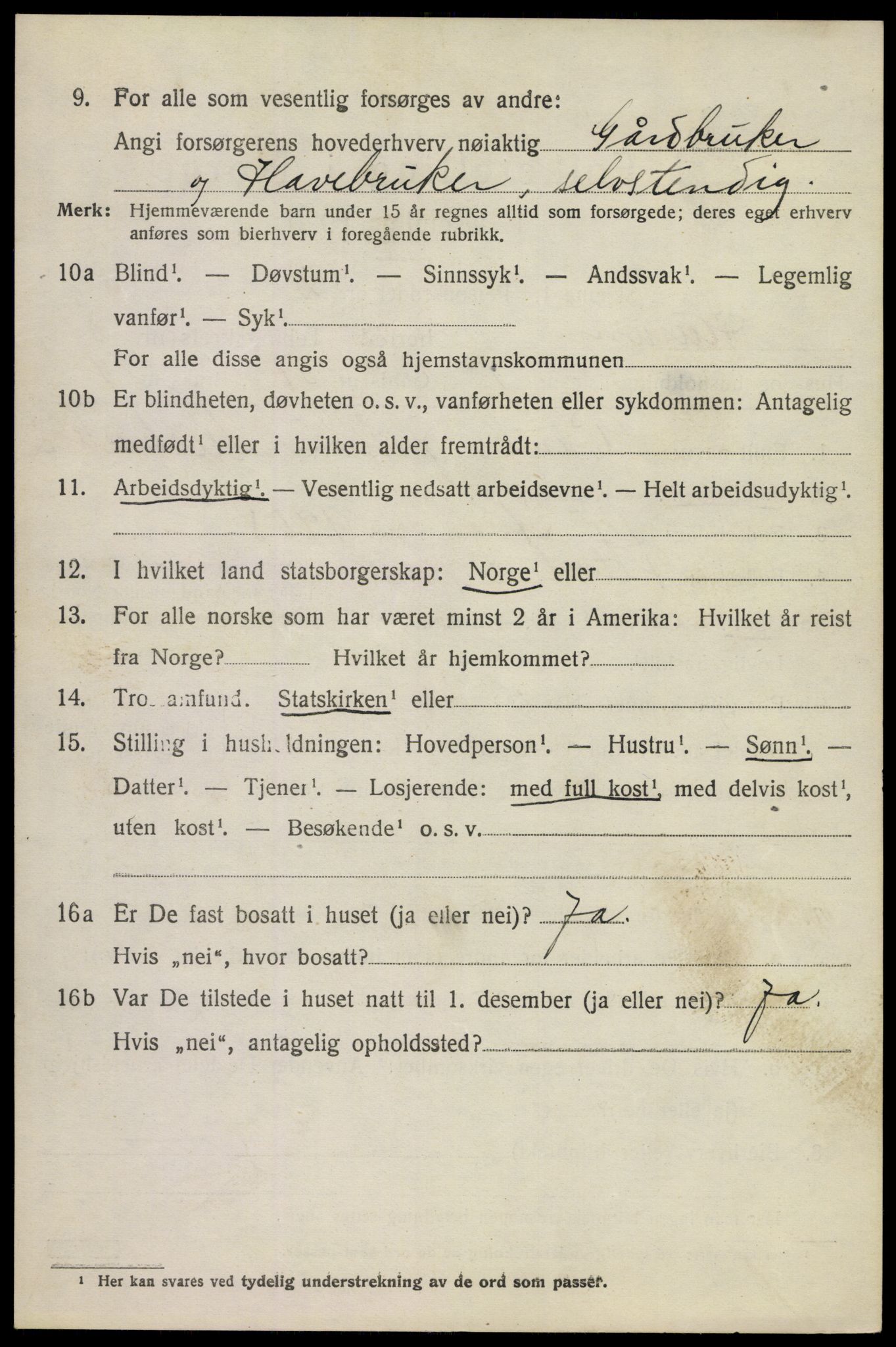 SAKO, 1920 census for Hurum, 1920, p. 10239