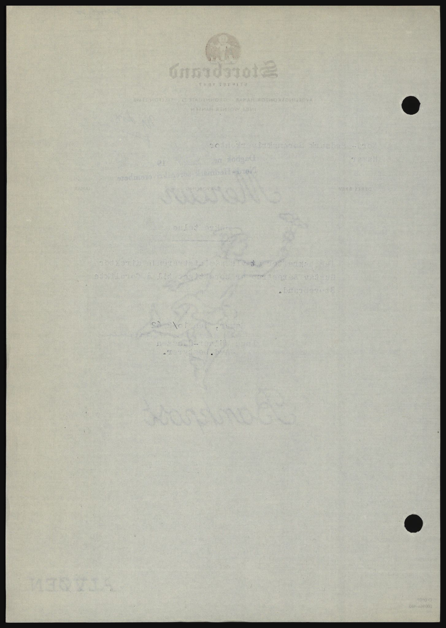 Nord-Hedmark sorenskriveri, SAH/TING-012/H/Hc/L0016: Mortgage book no. 16, 1962-1962, Diary no: : 541/1962