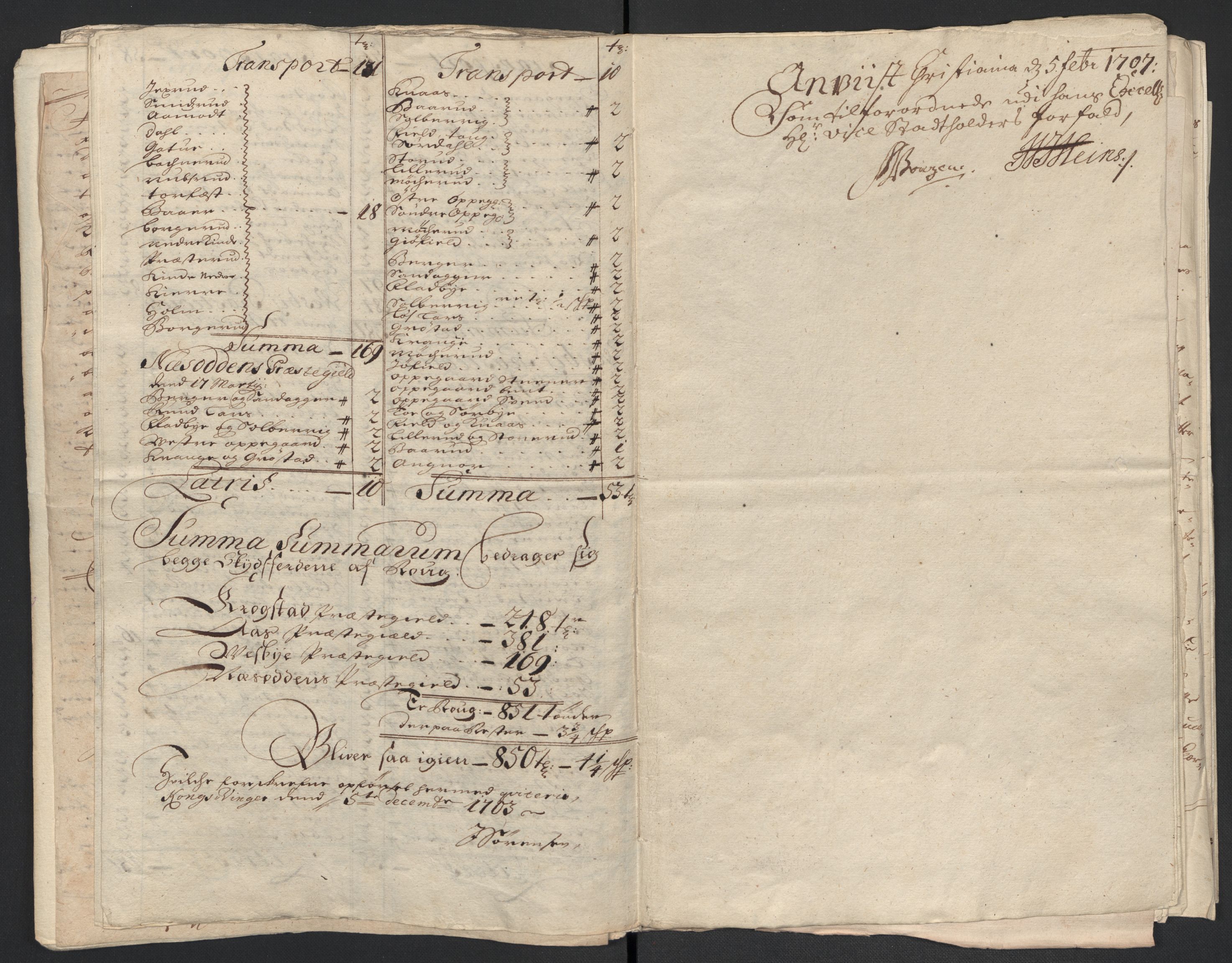 Rentekammeret inntil 1814, Reviderte regnskaper, Fogderegnskap, RA/EA-4092/R10/L0446: Fogderegnskap Aker og Follo, 1705-1706, p. 339