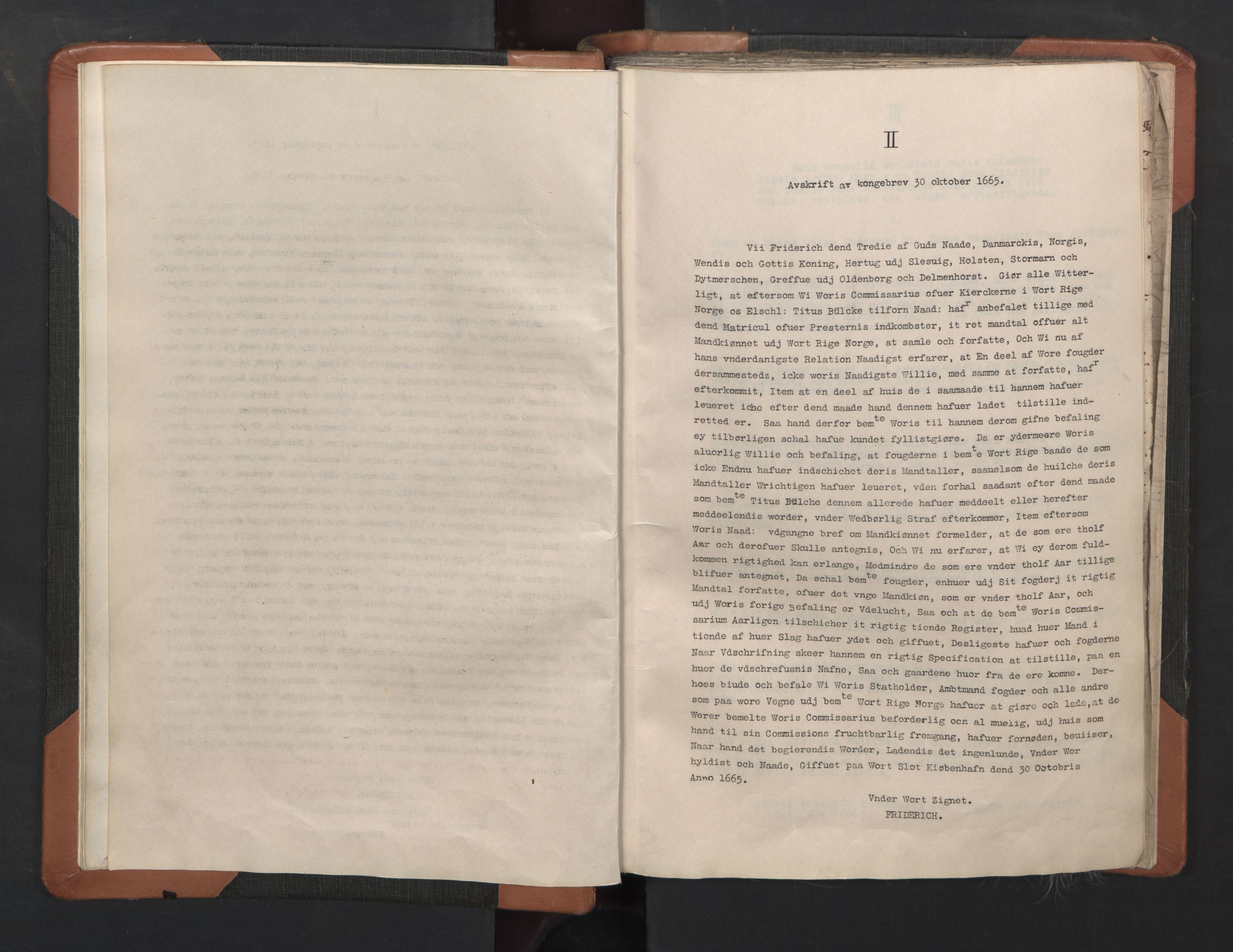 RA, Vicar's Census 1664-1666, no. 15: Mandal deanery, 1664-1666