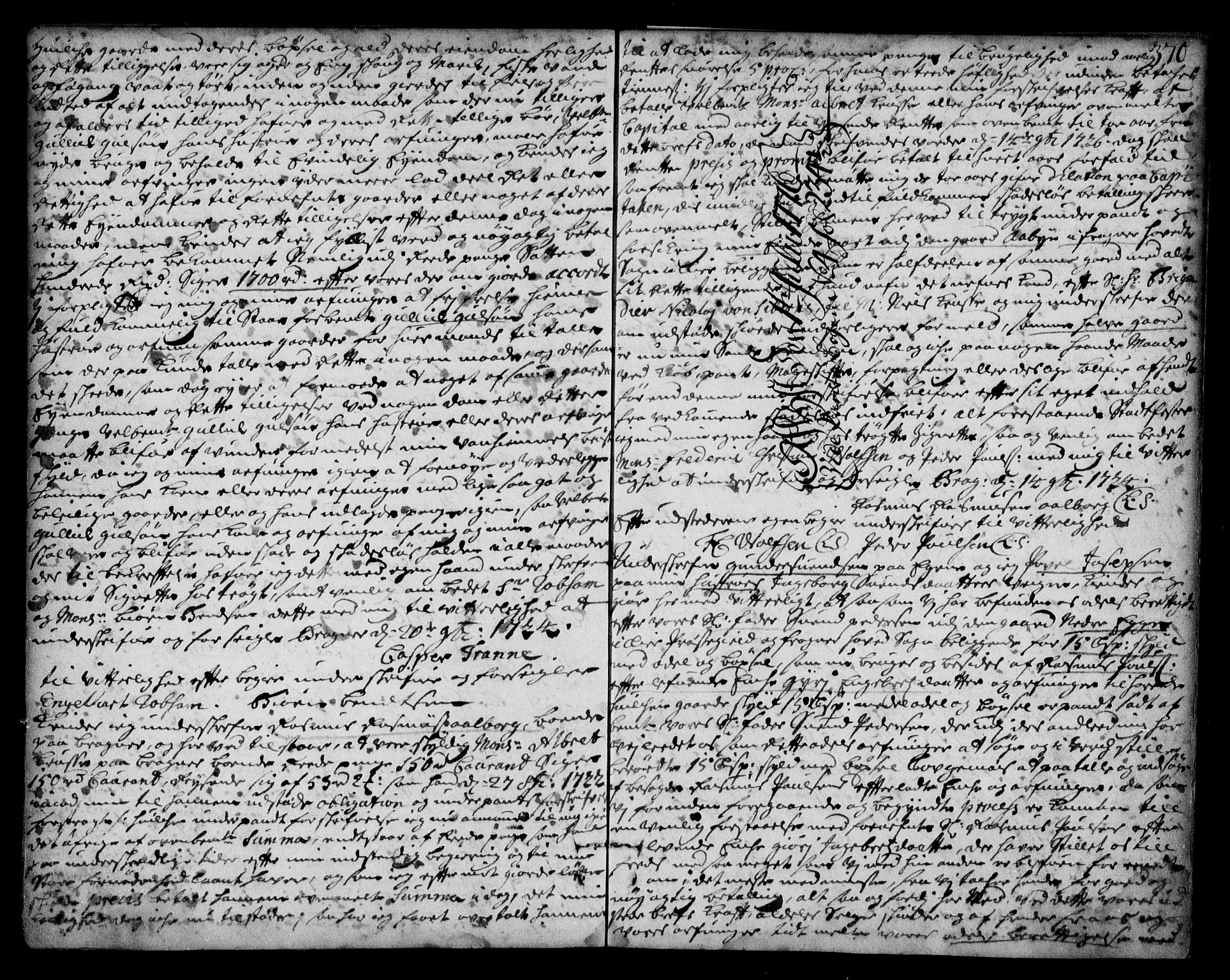 Lier, Røyken og Hurum sorenskriveri, SAKO/A-89/G/Ga/Gaa/L0001: Mortgage book no. I, 1701-1725, p. 370