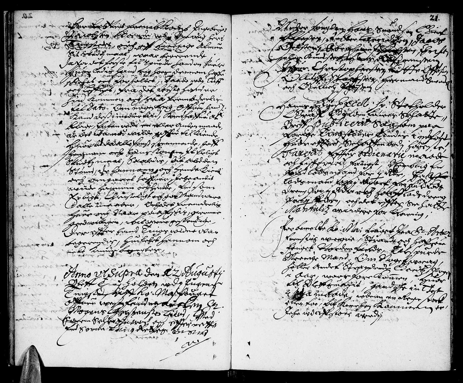 Finnmark sorenskriveri, AV/SATØ-S-0053/F/Fa/L0016: Justisprotokoller, 1678-1679, p. 20b-21a
