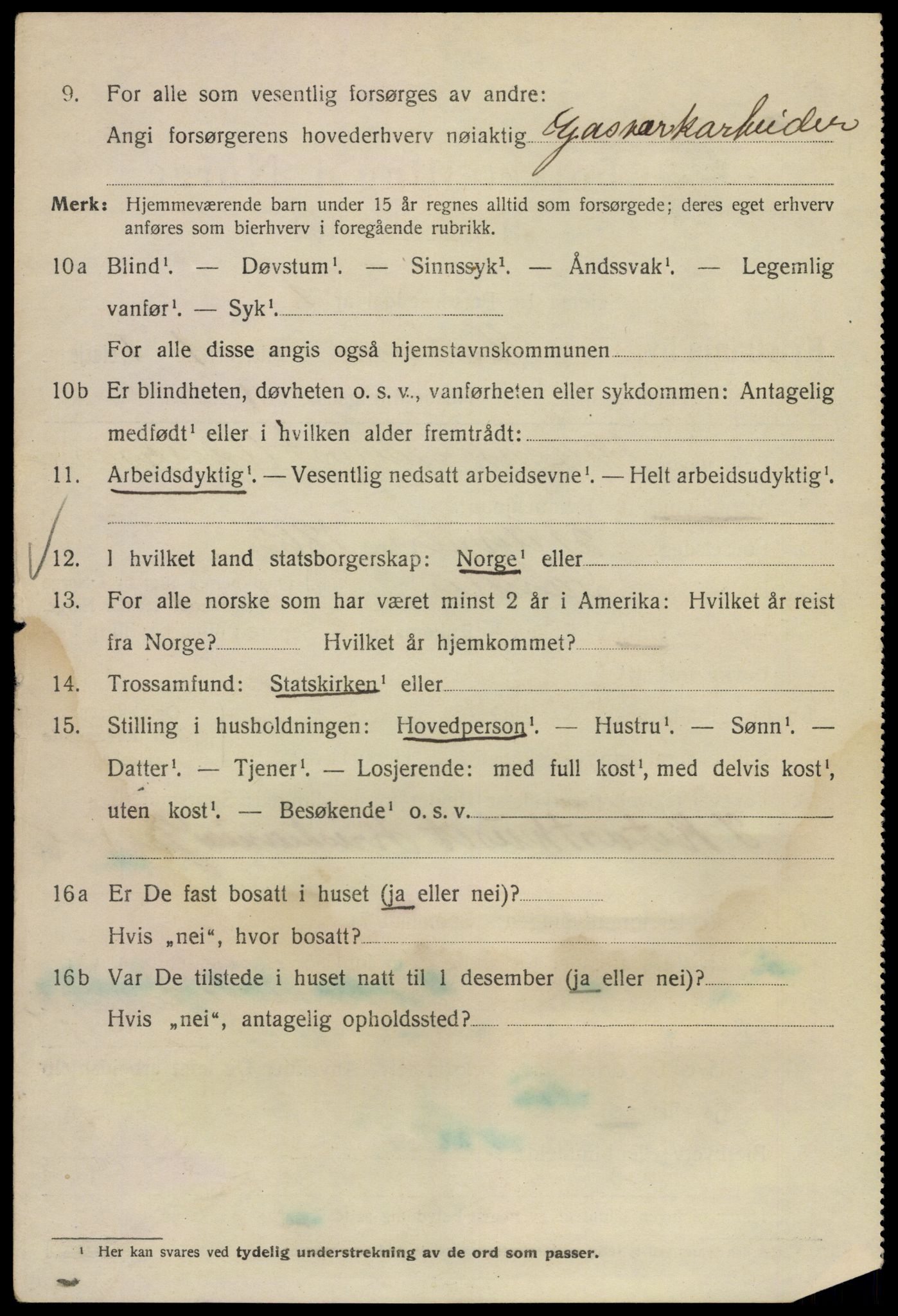 SAO, 1920 census for Kristiania, 1920, p. 654696