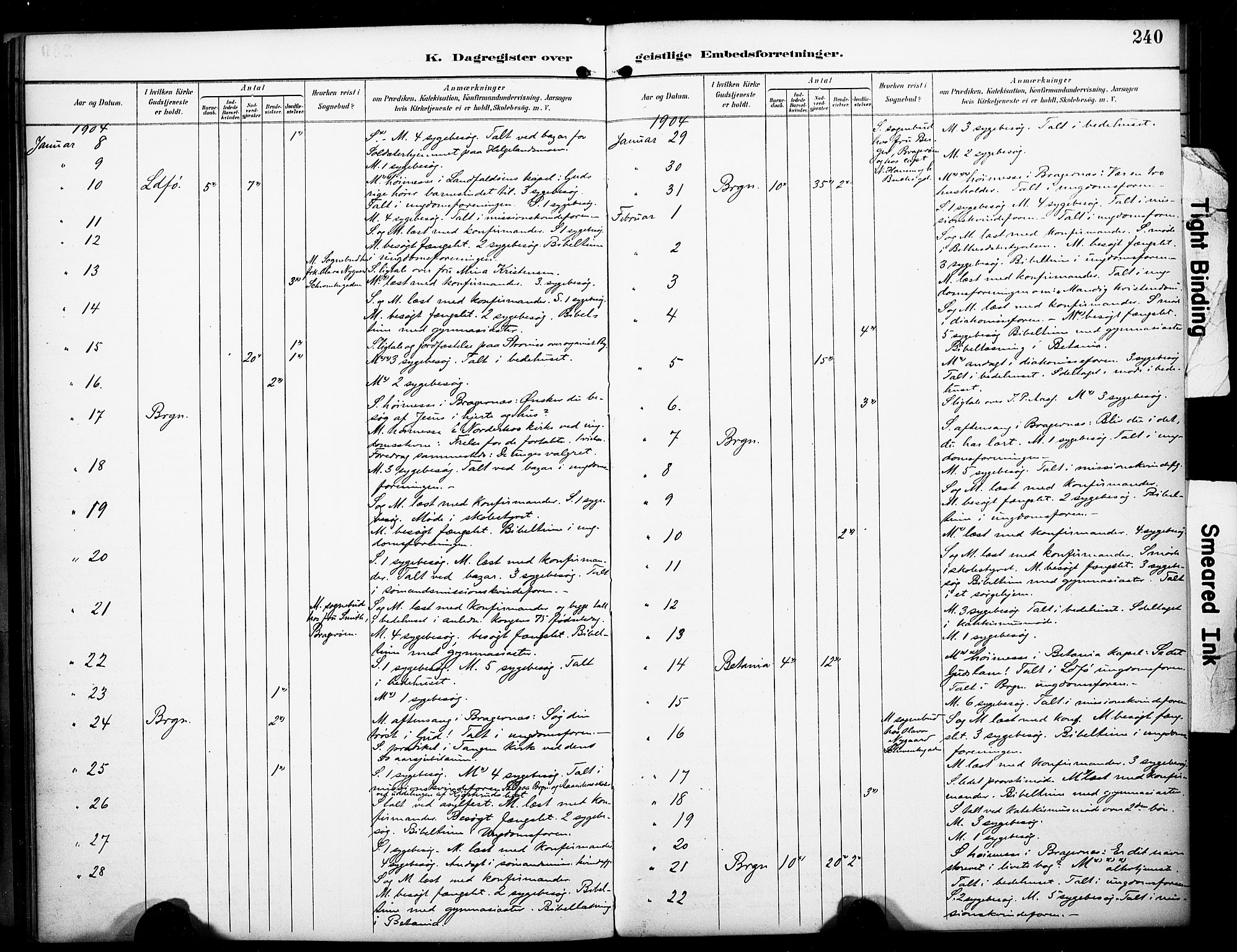 Bragernes kirkebøker, SAKO/A-6/F/Fc/L0006: Parish register (official) no. III 6, 1888-1899, p. 240