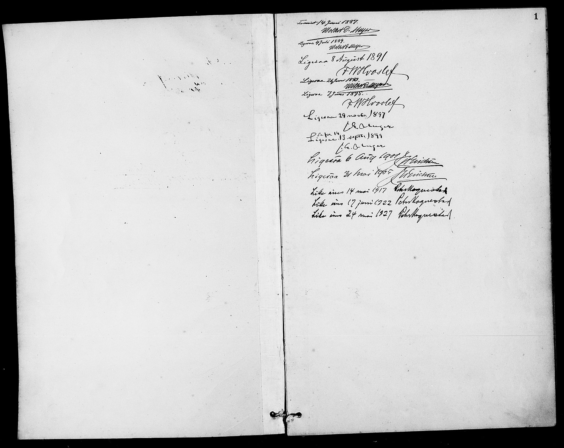 Kvinnherad sokneprestembete, SAB/A-76401/H/Hab: Parish register (copy) no. B 1, 1885-1925, p. 1