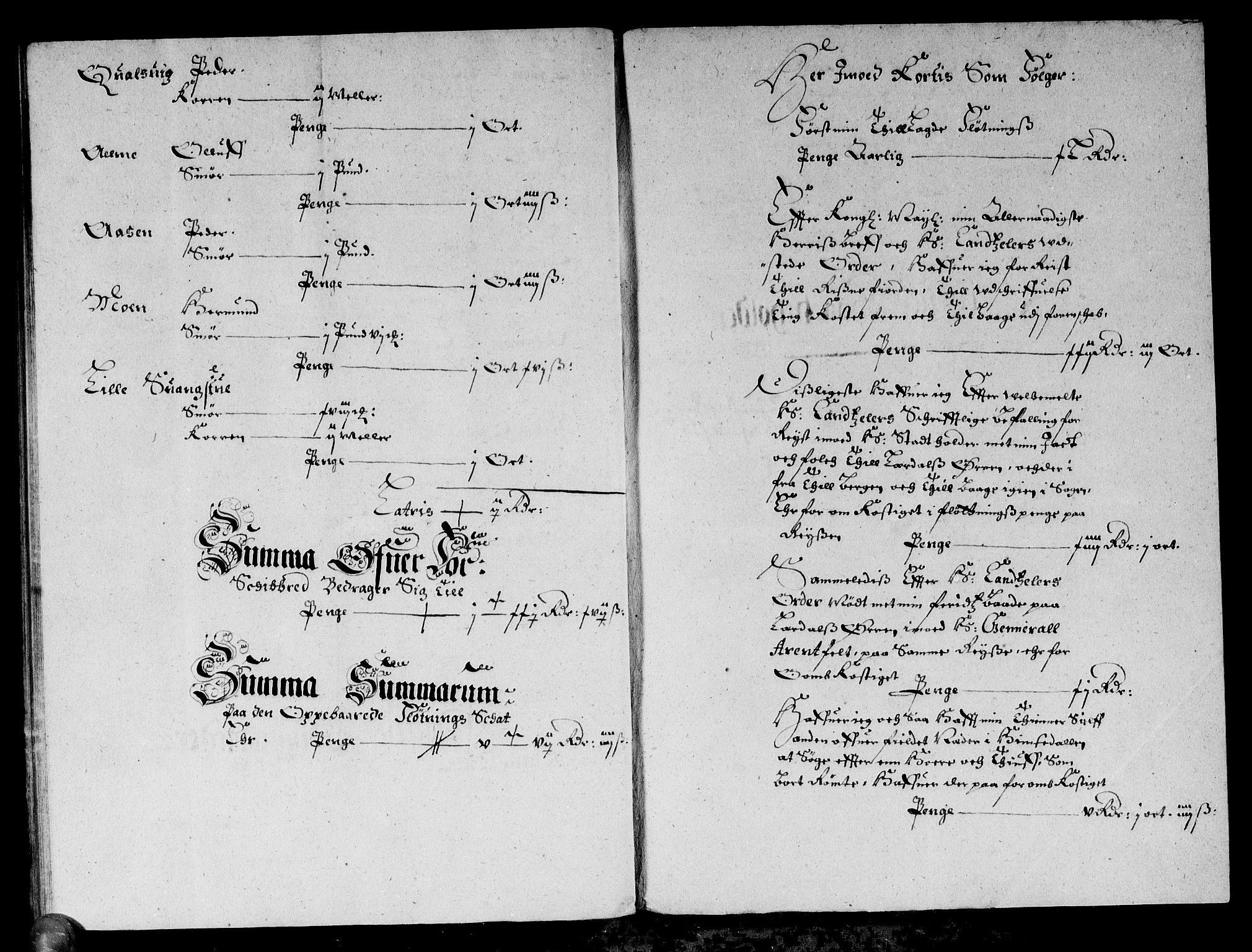 Rentekammeret inntil 1814, Reviderte regnskaper, Stiftamtstueregnskaper, Bergen stiftamt, AV/RA-EA-6043/R/Rc/L0018: Bergen stiftamt, 1665