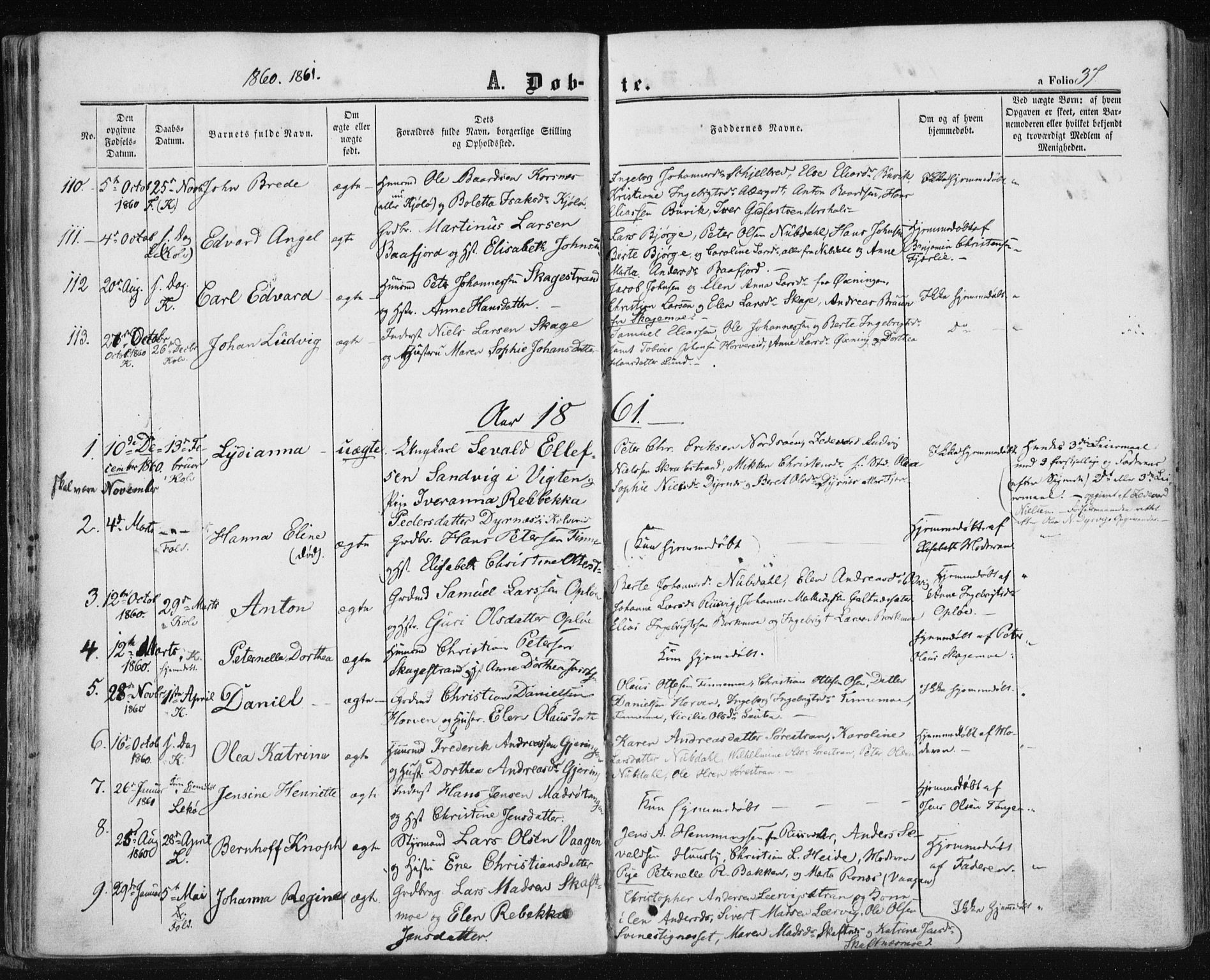 Ministerialprotokoller, klokkerbøker og fødselsregistre - Nord-Trøndelag, AV/SAT-A-1458/780/L0641: Parish register (official) no. 780A06, 1857-1874, p. 37