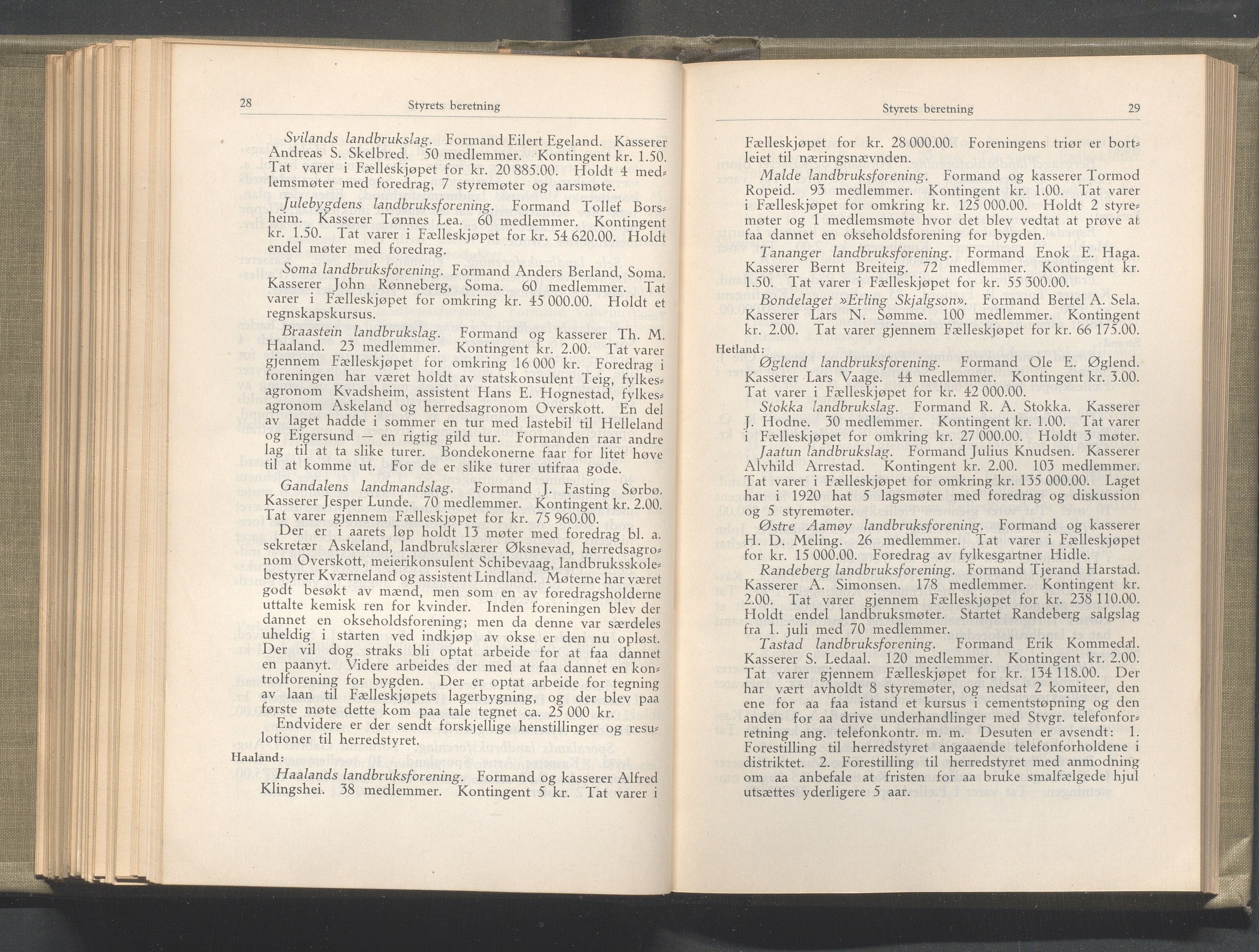 Rogaland fylkeskommune - Fylkesrådmannen , IKAR/A-900/A/Aa/Aaa/L0040: Møtebok , 1921, p. 28-29