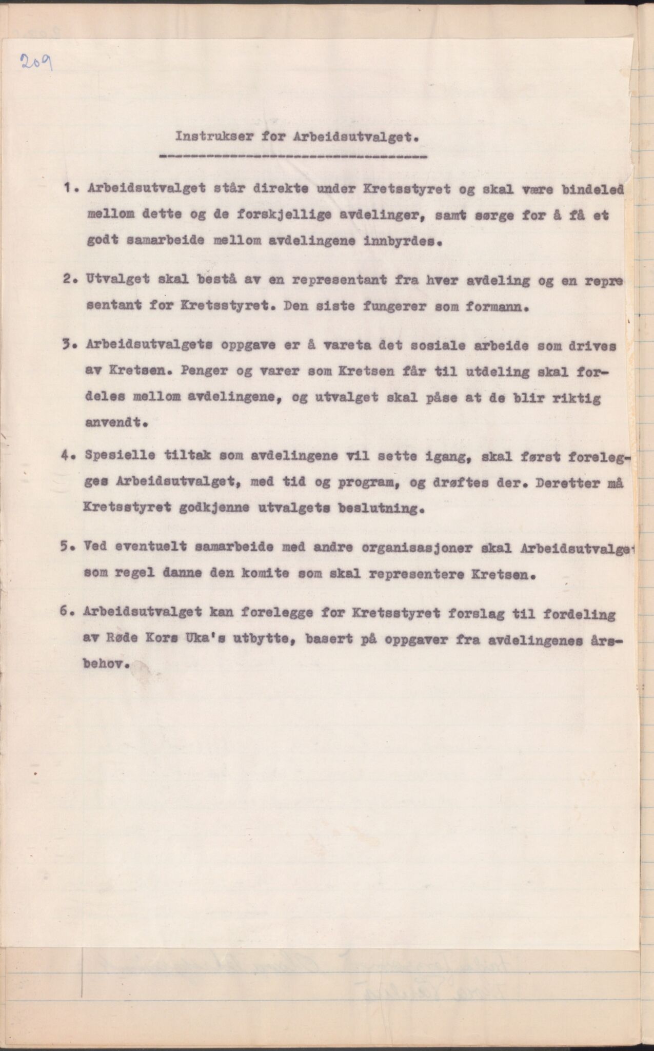 Trondheim Røde Kors, TRKO/PA-1204/A/Aa/L0003: Møtebok, 1942-1952, p. 212