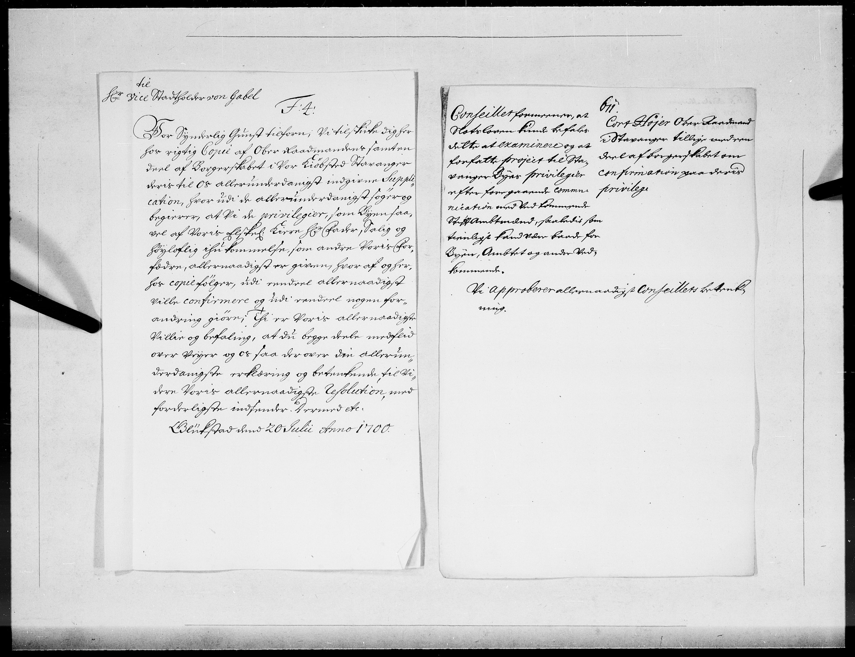Danske Kanselli 1572-1799, AV/RA-EA-3023/F/Fc/Fcc/Fcca/L0065: Norske innlegg 1572-1799, 1708, p. 13