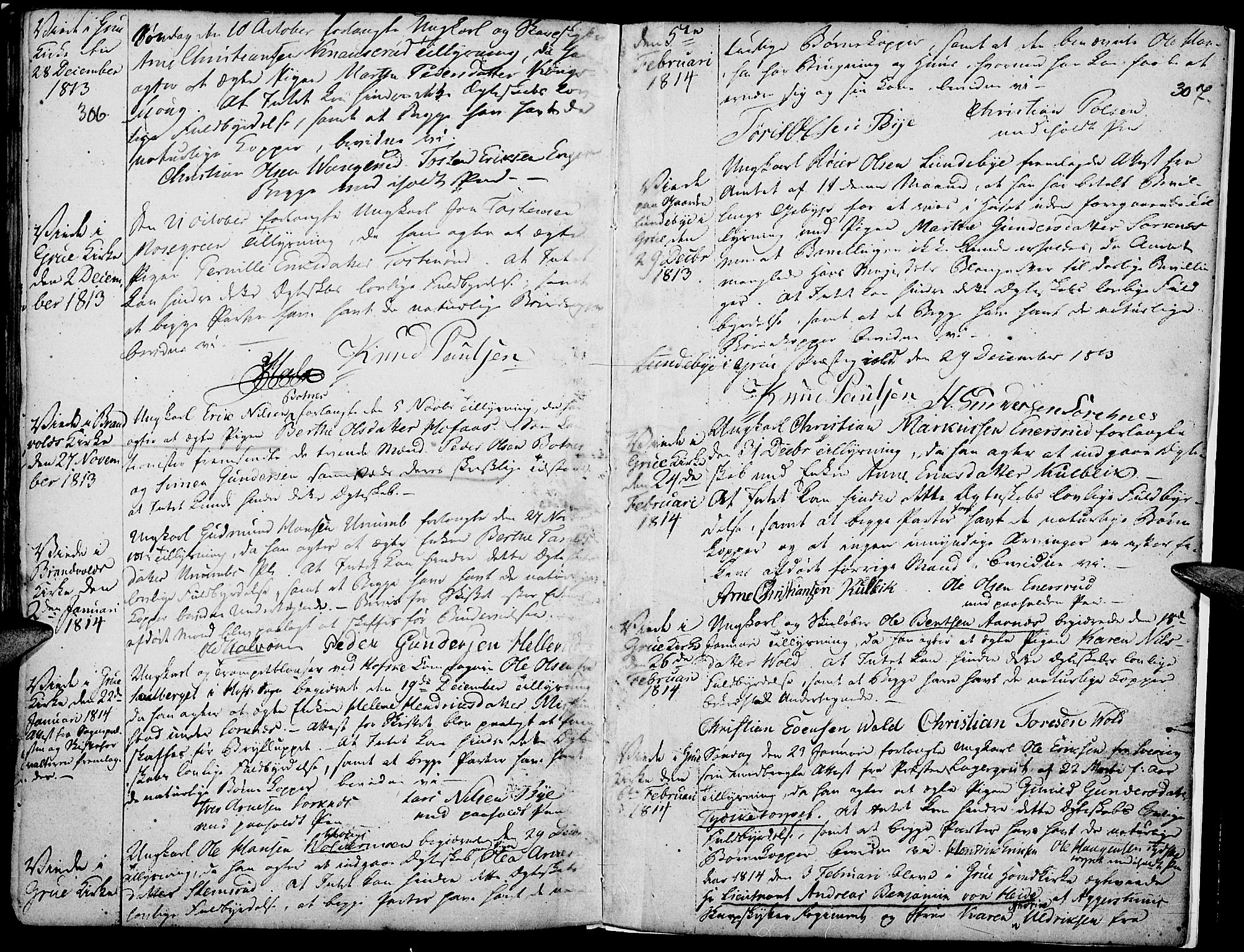 Grue prestekontor, AV/SAH-PREST-036/H/Ha/Haa/L0005: Parish register (official) no. 5, 1805-1814, p. 306-307