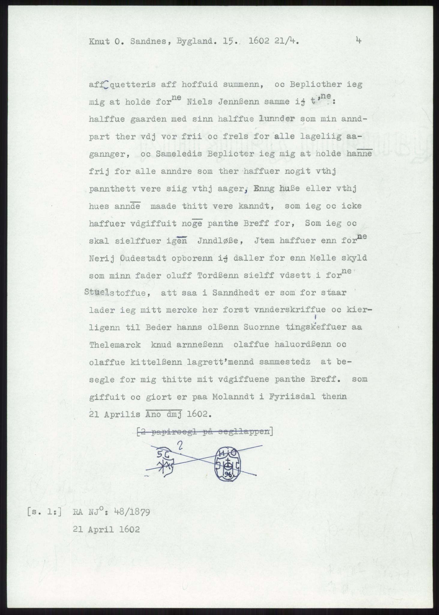 Samlinger til kildeutgivelse, Diplomavskriftsamlingen, AV/RA-EA-4053/H/Ha, p. 1894
