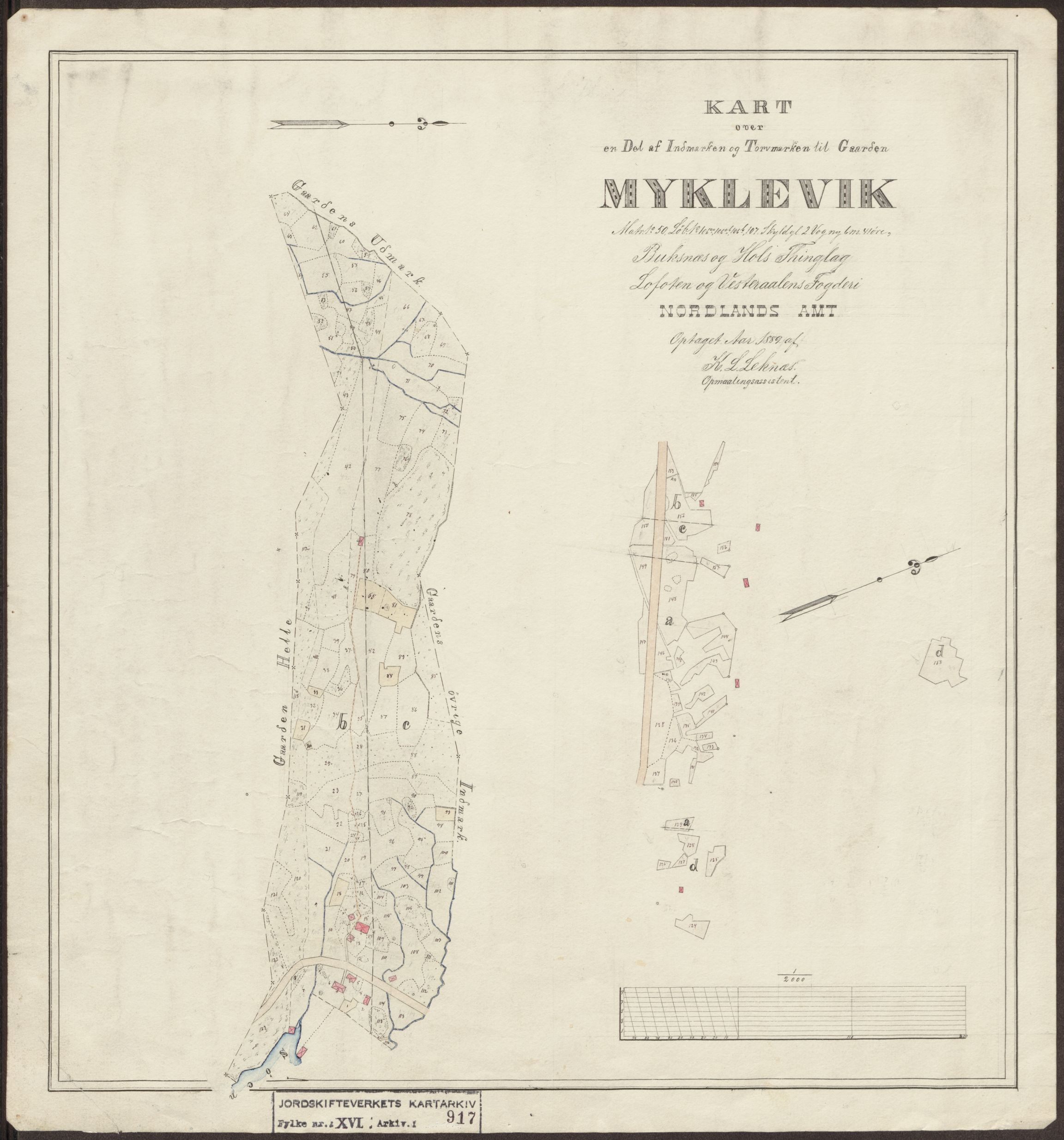 Jordskifteverkets kartarkiv, AV/RA-S-3929/T, 1859-1988, p. 1056