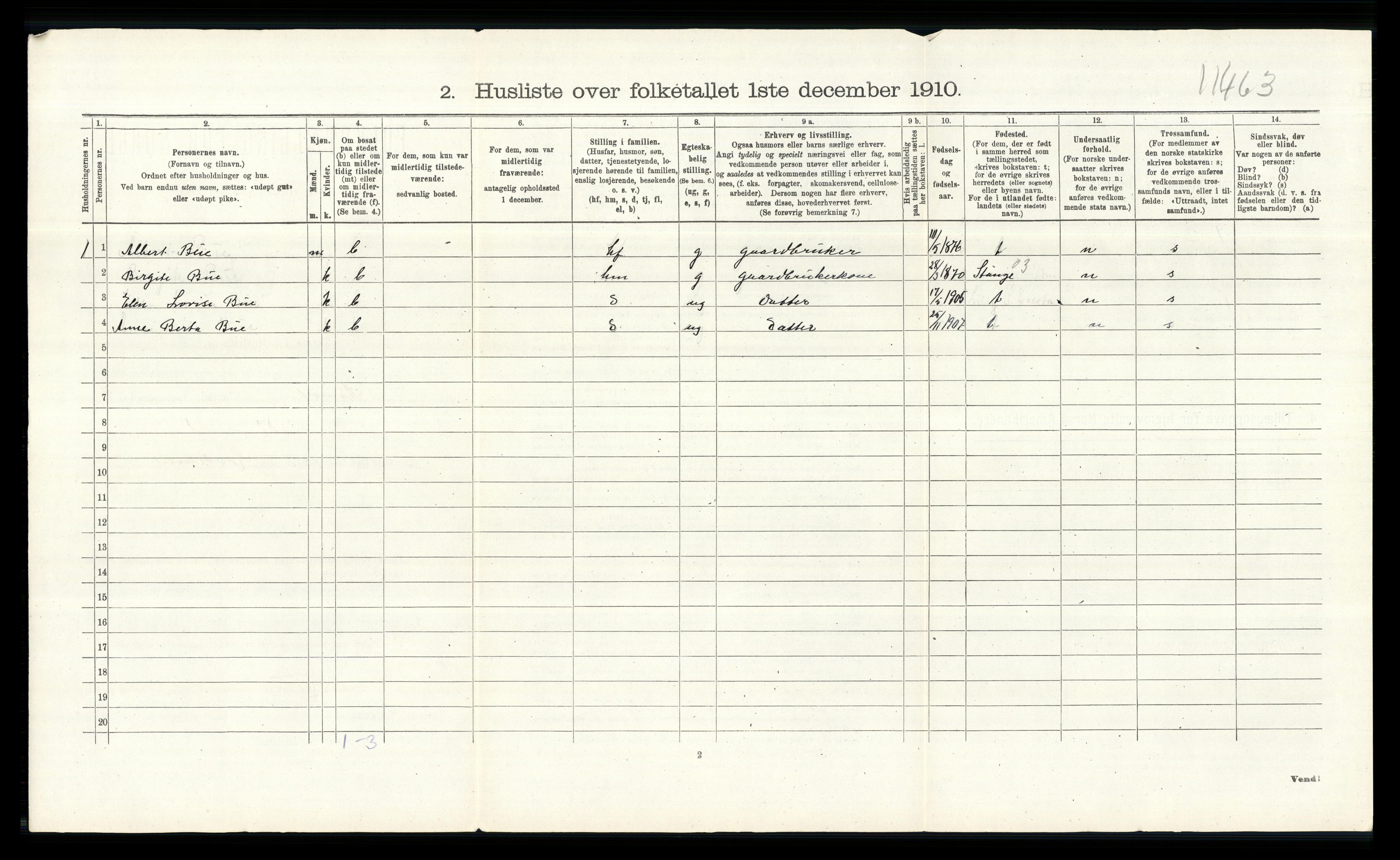 RA, 1910 census for Åmot, 1910, p. 636